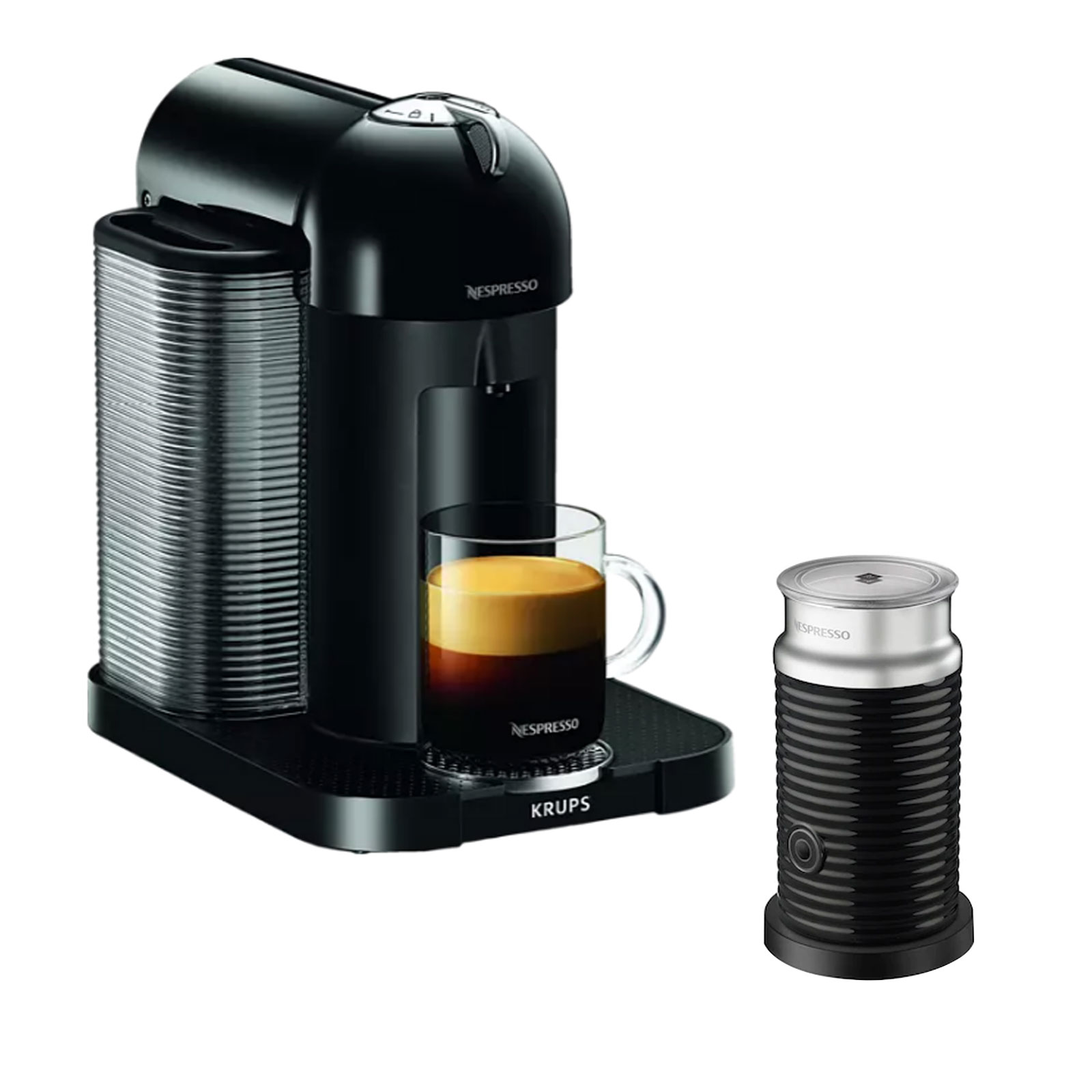 Krups XN9018 Nespresso Vertuo Plus + Aeroccino 3 Milchaufschäumer