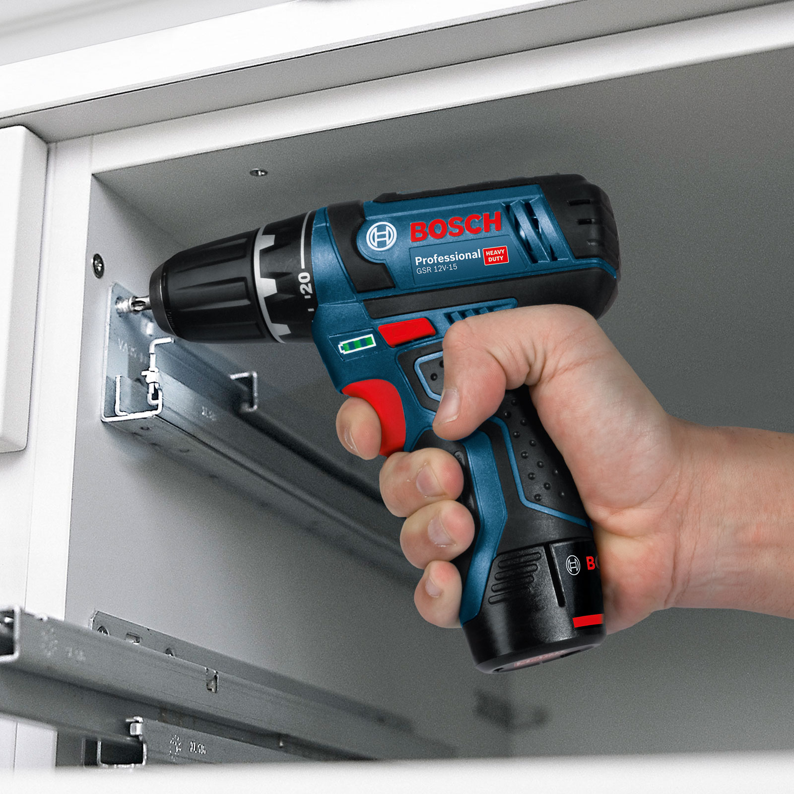 Bosch Professional GSR 12V-15 Bohrschrauber (Akku)