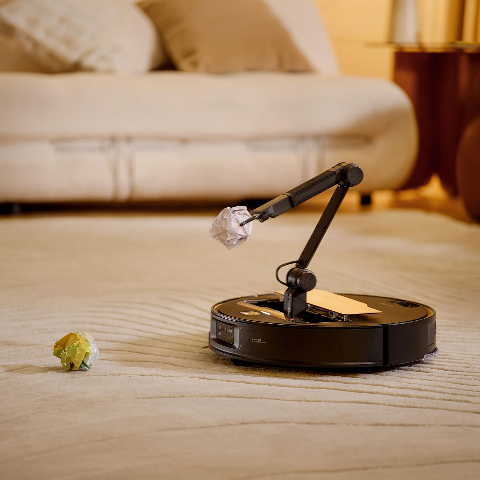 Roborock Saros Z70 R&D System Black Saugroboter mit Wischfunktion