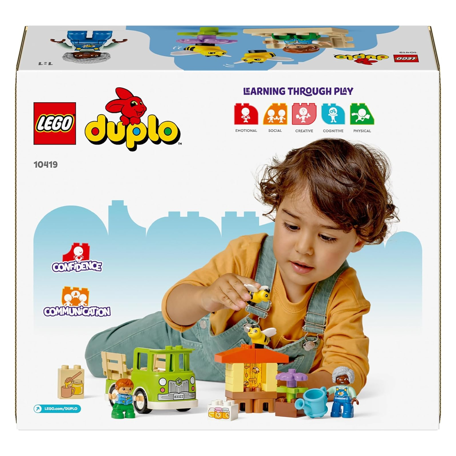 LEGO DUPLO Town Imkerei und Bienenstöcke, Lernspielzeug für Kleinkinder