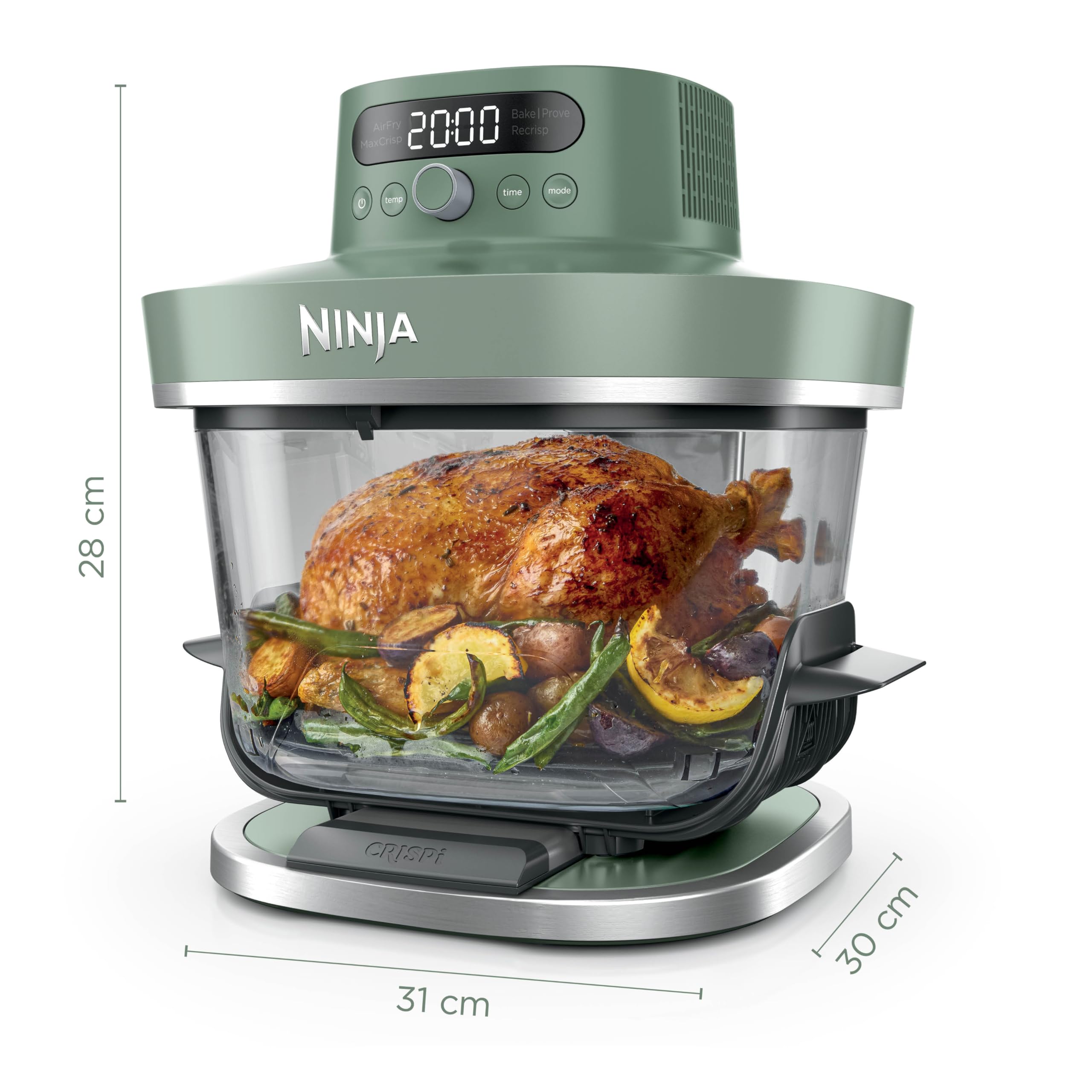 Ninja CRISPi PRO XL Glas-Heißluftfritteuse