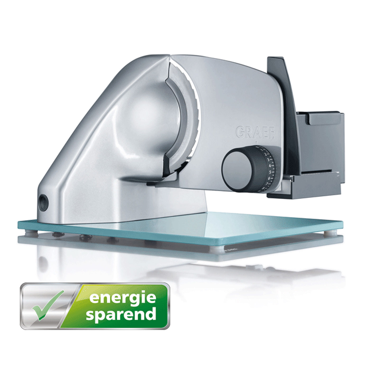GRAEF Vivo V 20 Allesschneider + Echtwerk Brotbox Schwarz