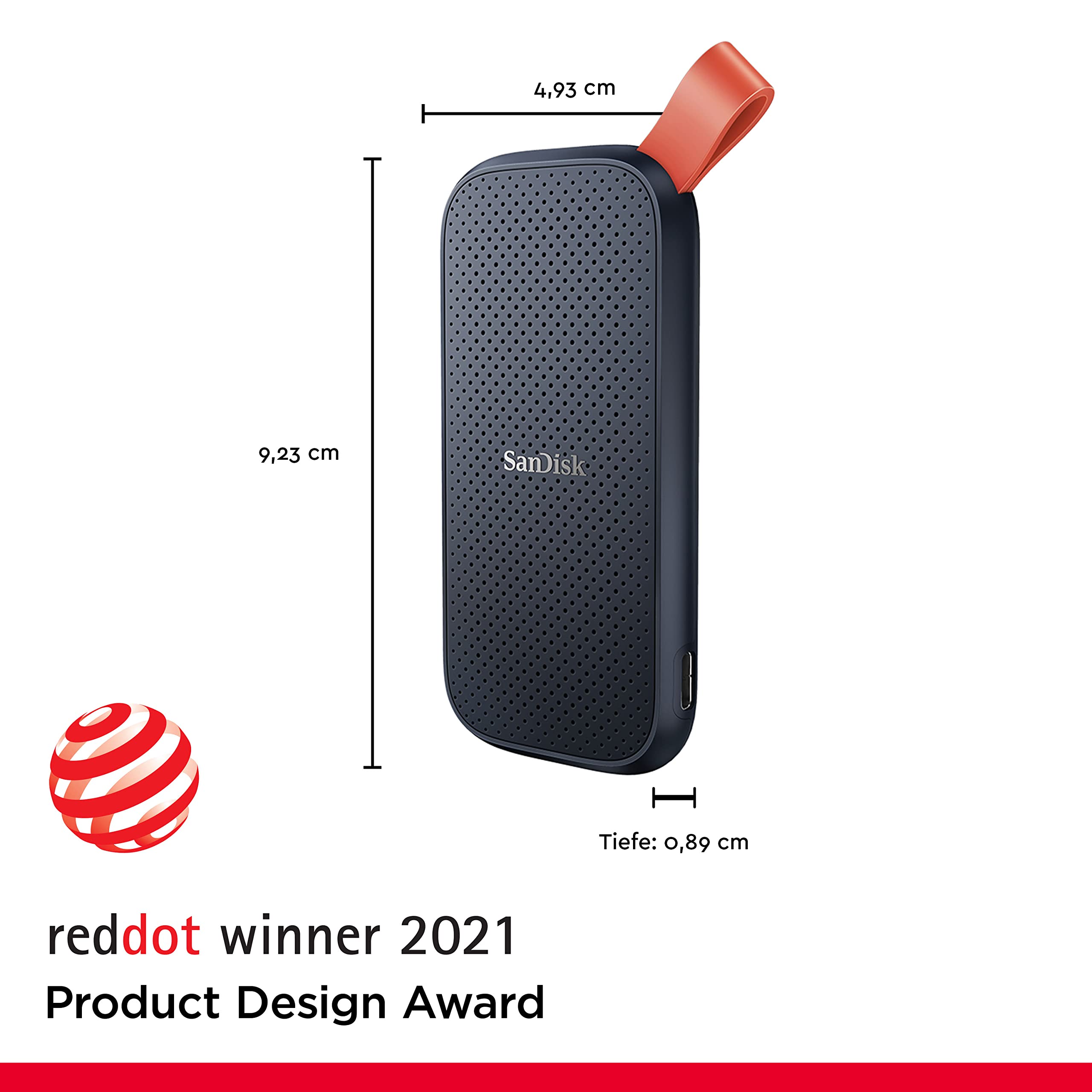 SANDISK Portable SSD 1 TB Externe SSD-Festplatte