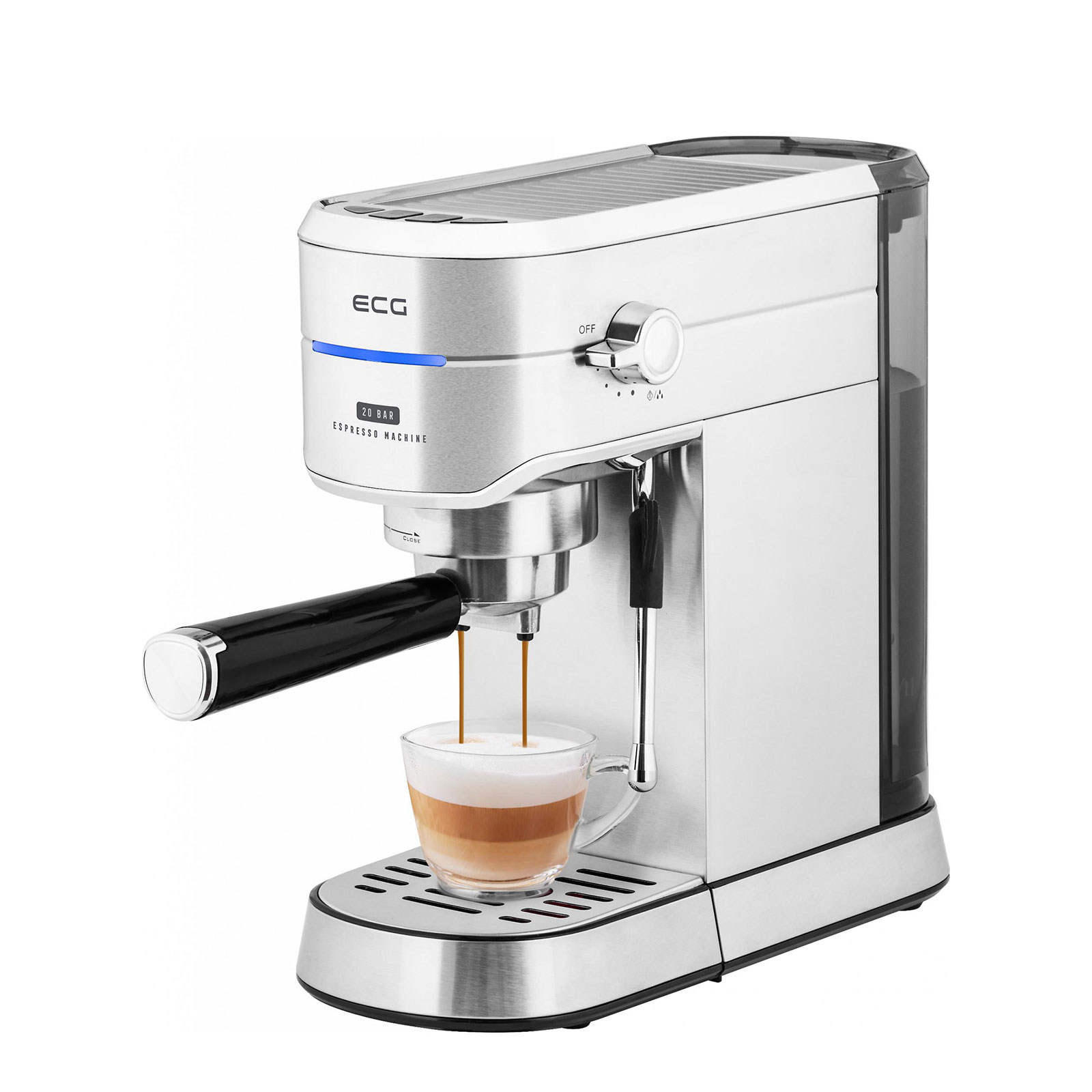 ECG ESP 20501 IRON Siebträger-Espressomaschine