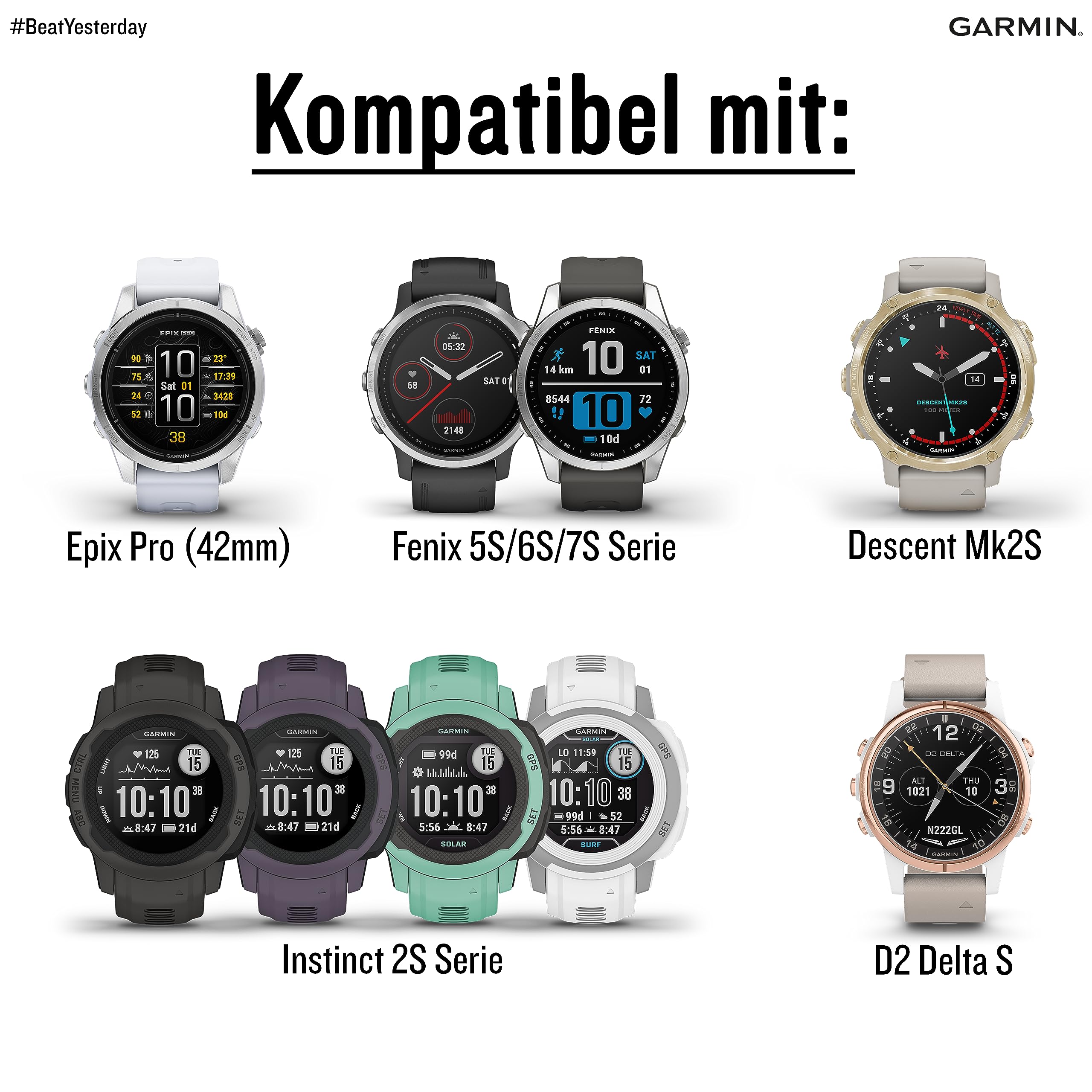 Garmin Ultrafit Nylon Armband