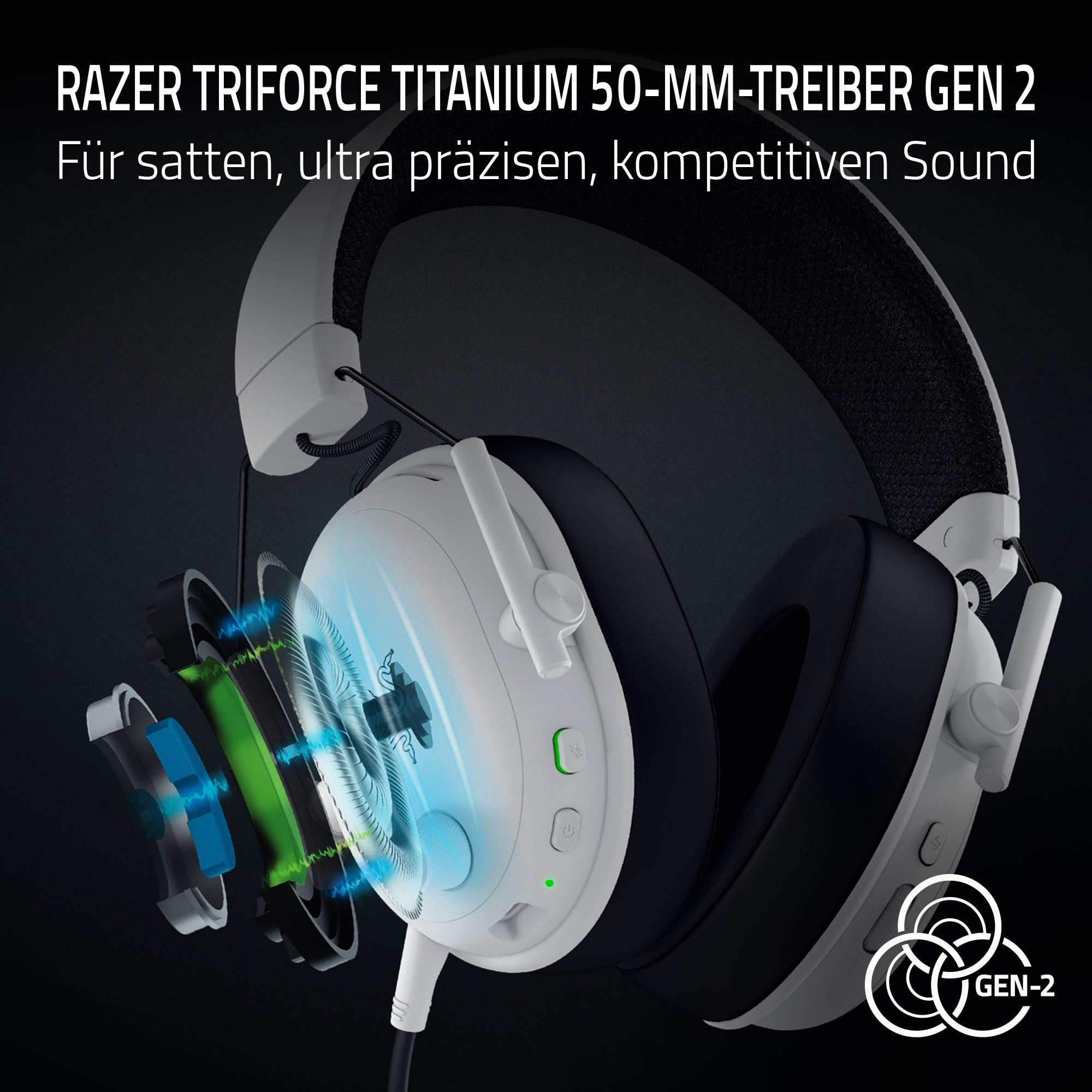 Razer BlackShark V3 - Kabelloses E-Sport-Headset