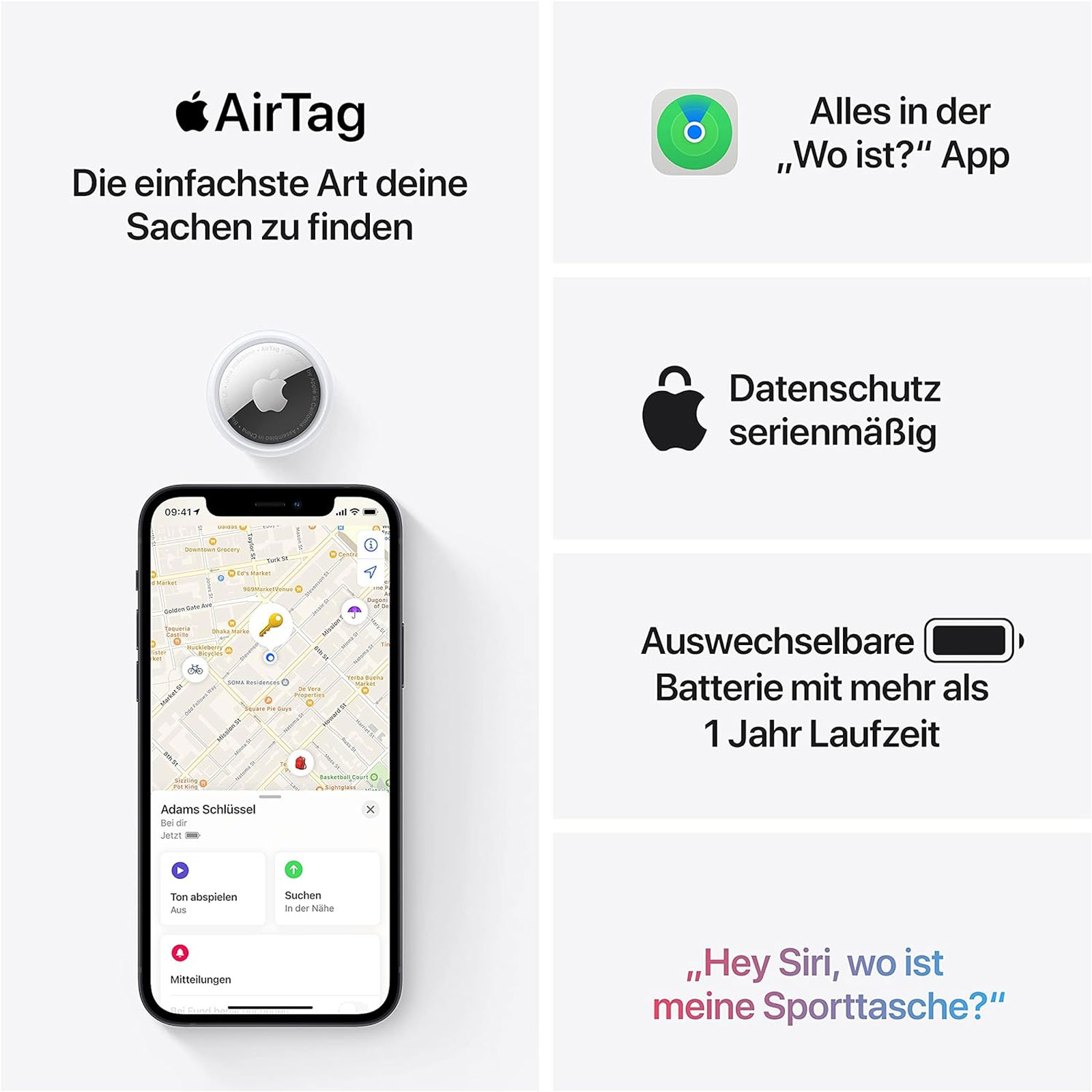 Apple AirTag 1er-Pack