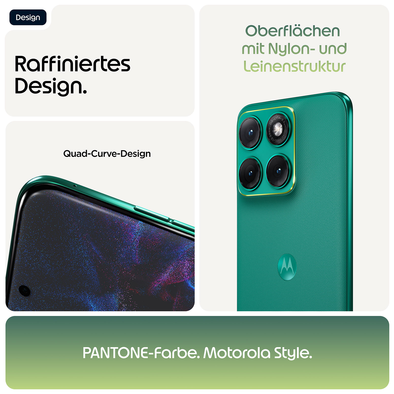 Motorola edge 70 Fusion 8 GB + 256 GB PANTONE® Silhouette Smartphone