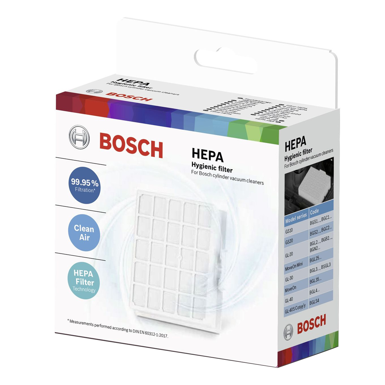 Bosch BBZ156HF HEPA-Filter (für Z4Gneu, Z2 / GL20,GL35MOVE)