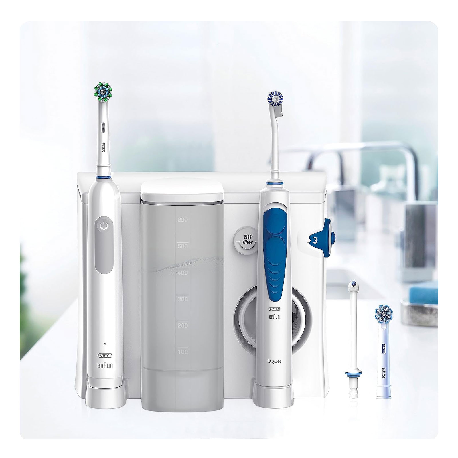 Oral-B Zahnpflegesystem Oral Health Center Oxyjet + PRO Series 1 Oral-B Zahnpflegesystem Oral Health Center Oxyjet + PRO Series 1