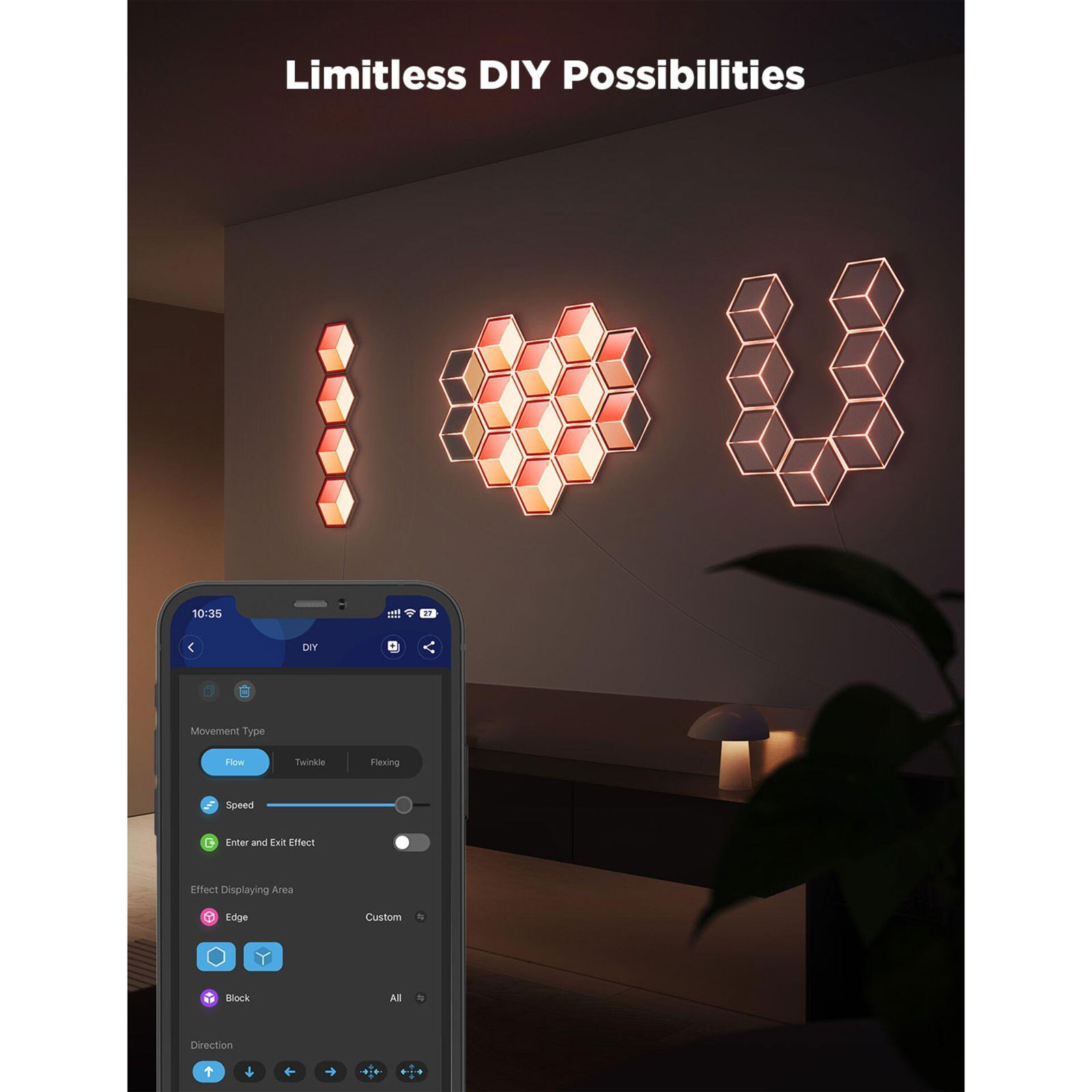 Glide Hexa Light Panels Ultra (7 Stück)