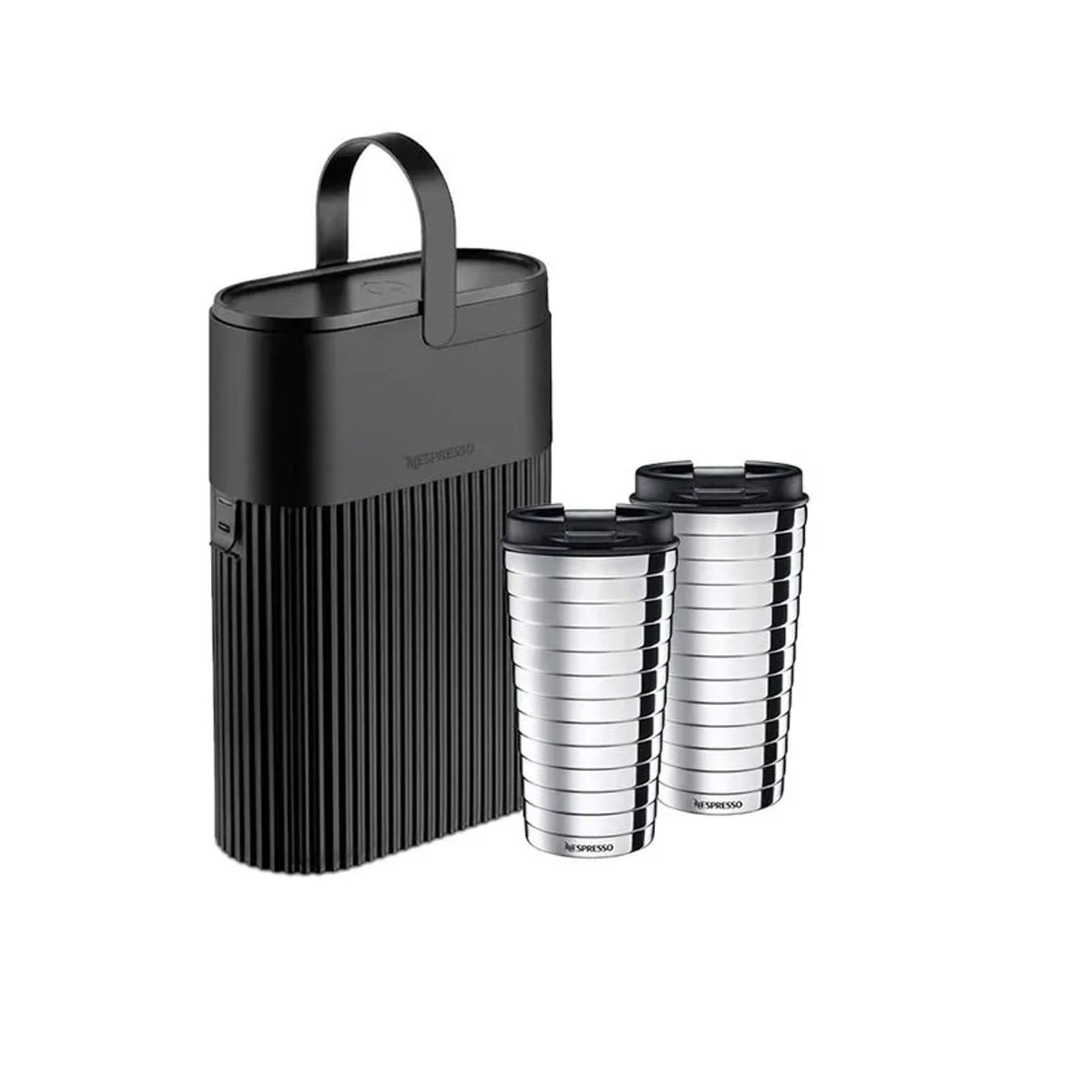 Krups XN9205.22 Vertou Pop Red inkl. Nestlé Nespresso Geschenk-Set Recycling Behälter + Travel Mug  und Aerocchino 3