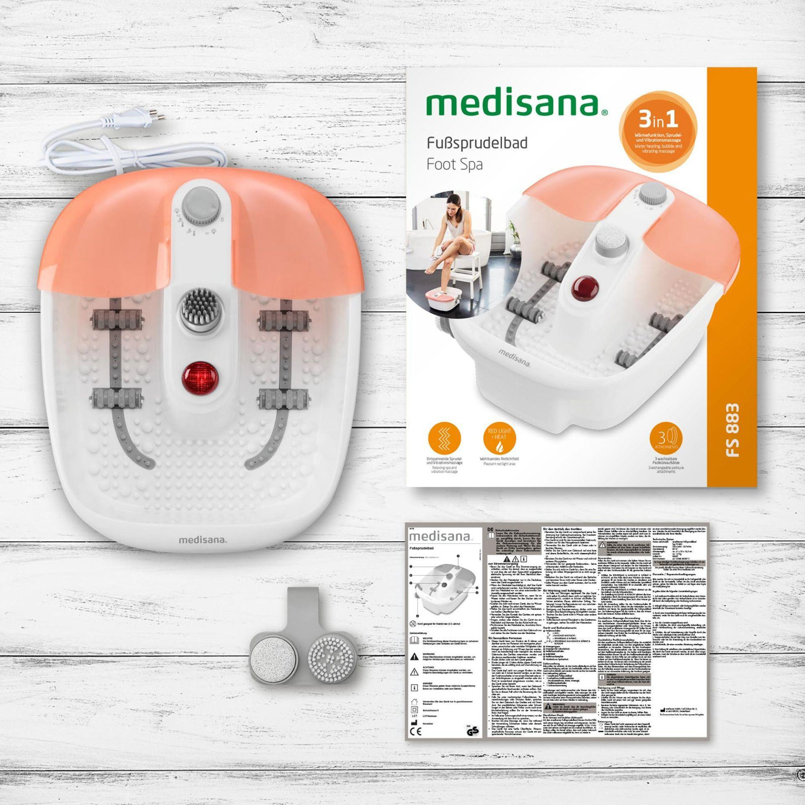 MED FS 883 Fußsprudelbad