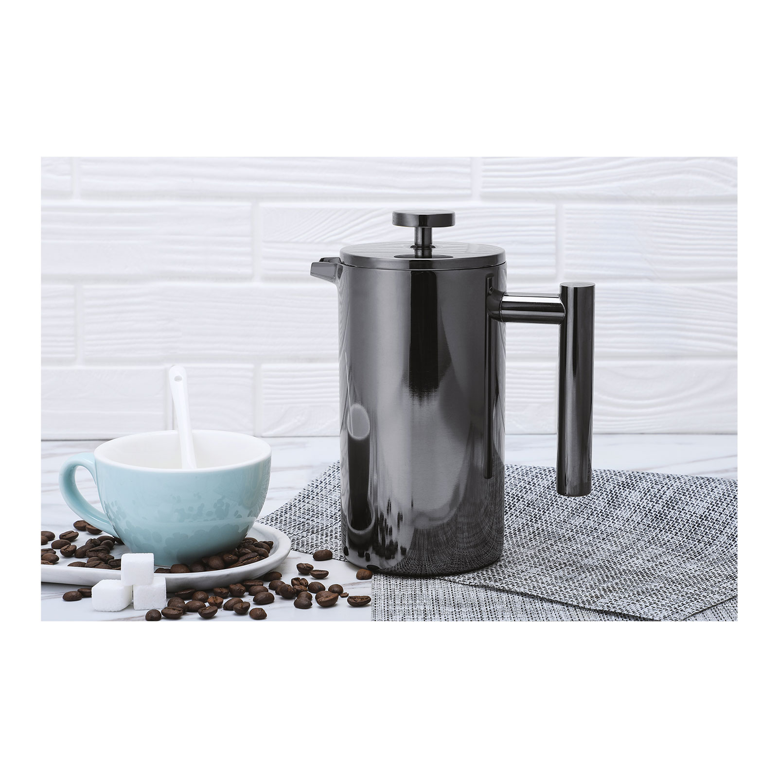 ECHTWERK  French Press aus Edelstahl, 800 ml 