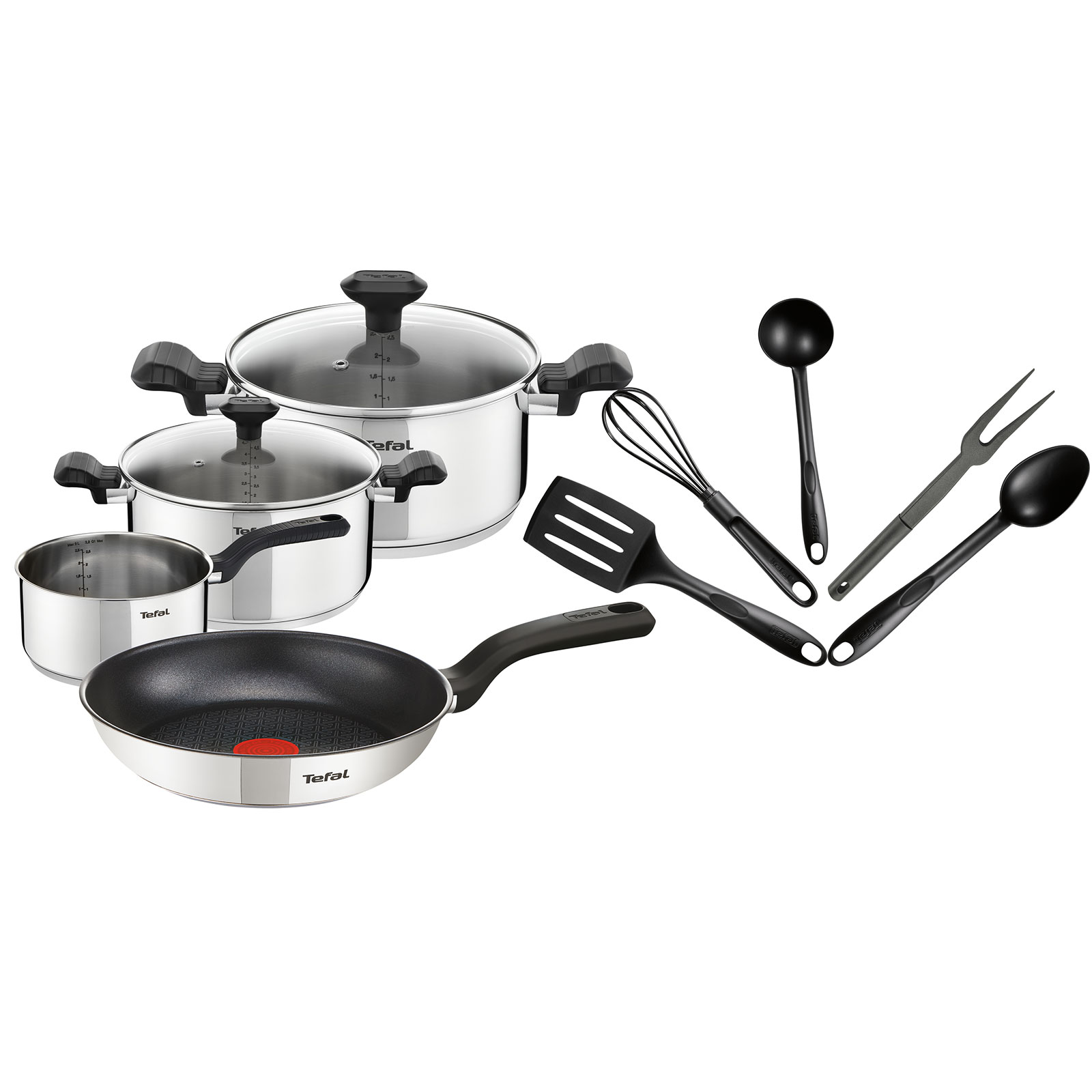Tefal COMFORT MAX Starter-Set Topf- und Pfannenset 11tlg.