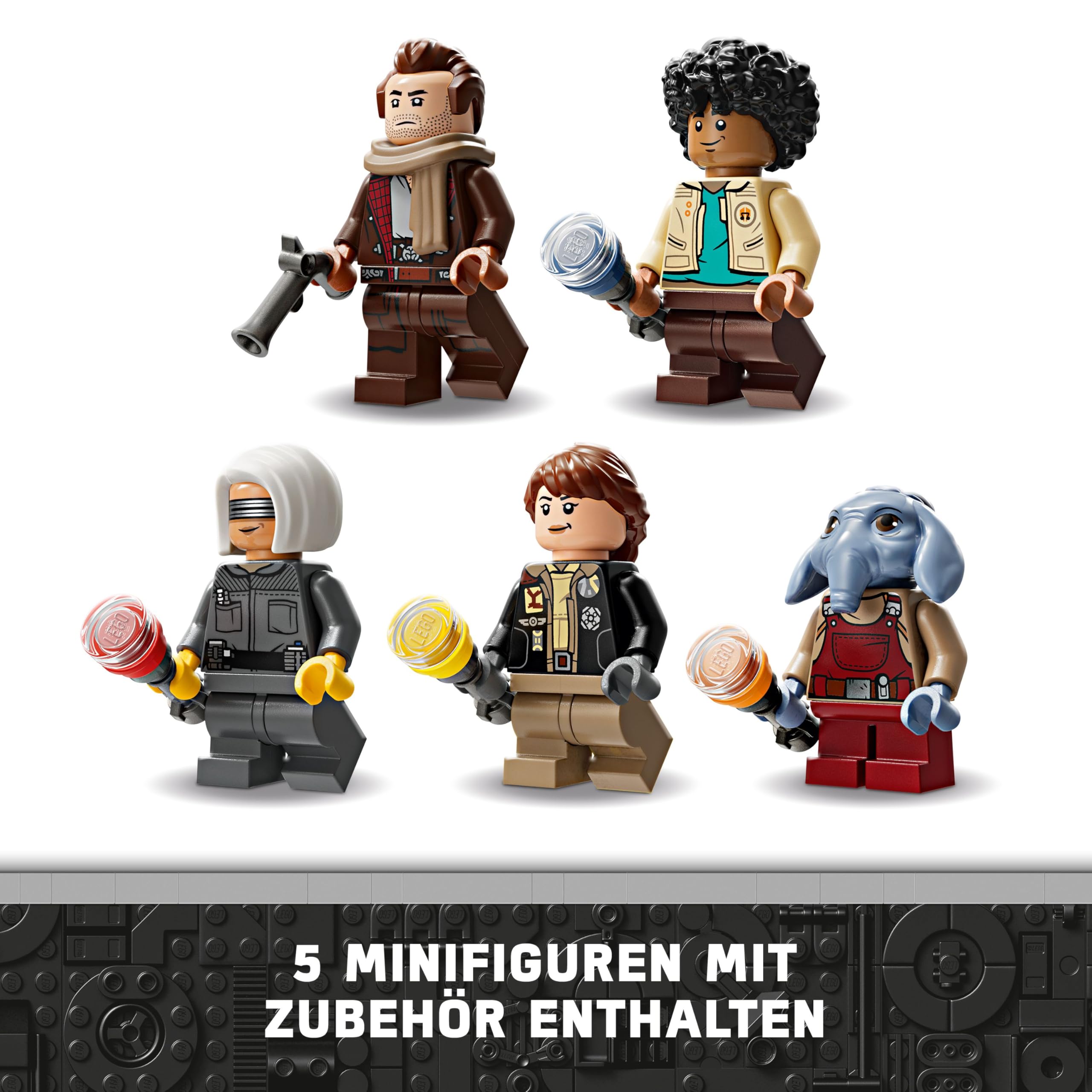 LEGO Star Wars: Skeleton Crew Die Onyx Cinder, Spielzeug-Sternenschiff