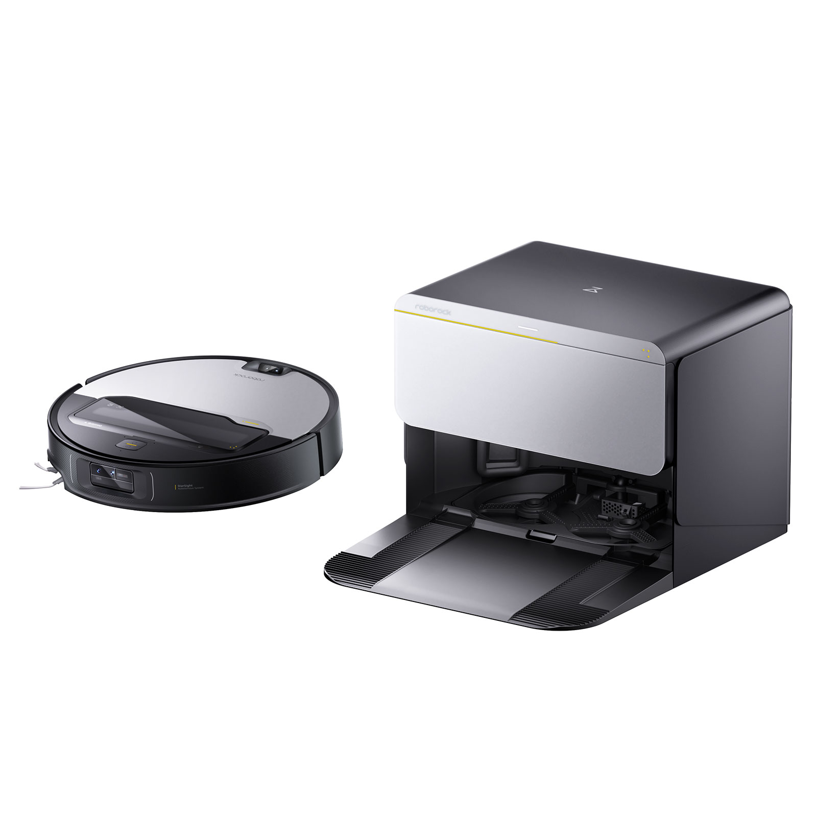 Roborock Saros Z70 R&D system Silver Saugroboter mit Wischfunktion