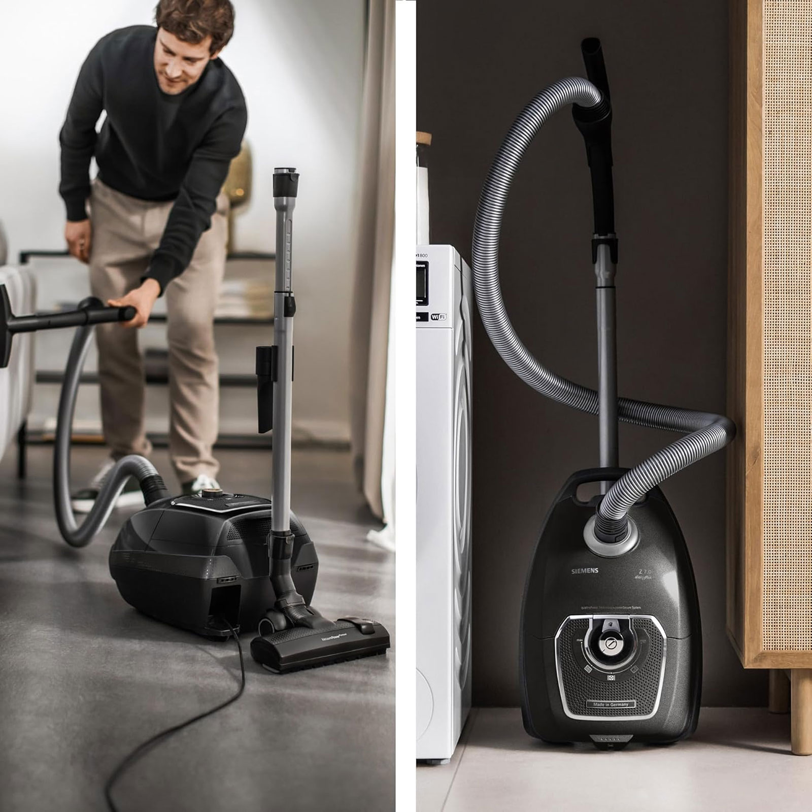 Siemens VSZ7A400 Bodenstaubsauger 650 W  mit Zubehör Siemens VSZ7A400 Bodenstaubsauger 650 W  mit Zubehör