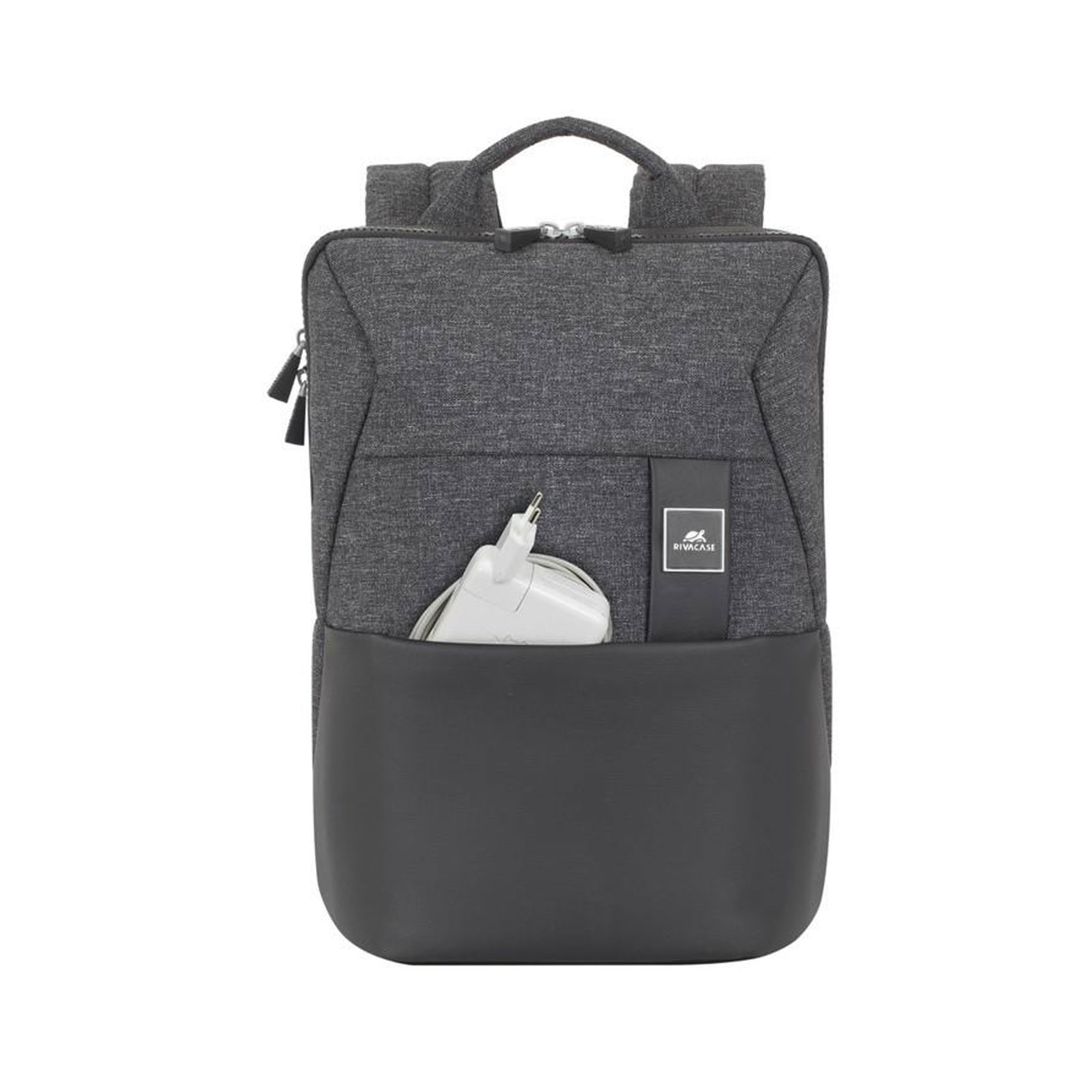 Rivacase 8825 Business-Rucksack Lantau 13,3", black mélange (Passend für MacBook Pro 13 Zoll und Ultrabook 13,3 Zoll)