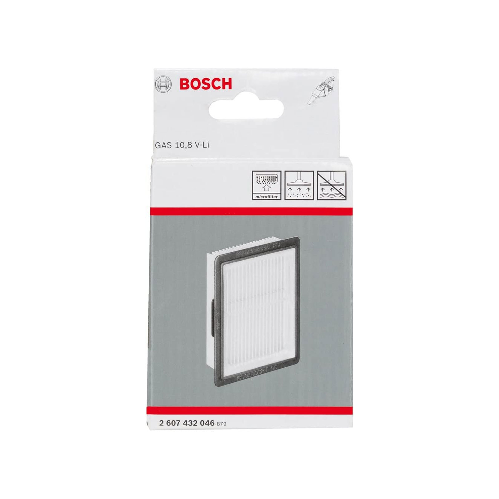 Bosch Professional Faltenfilter fuer GAS 10.8 V-LI / GAS 12V
