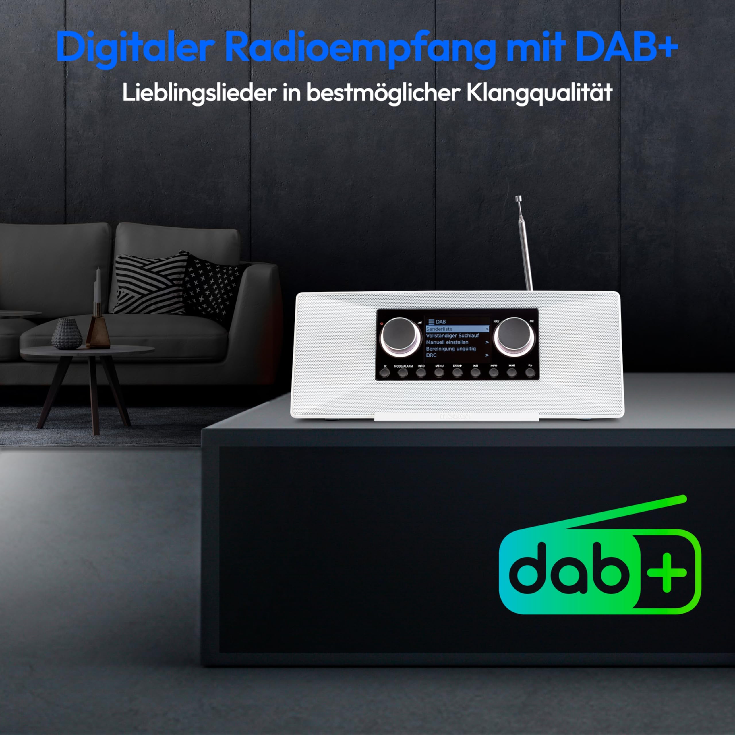 MEDION P85333 Internetradio mit DAB+