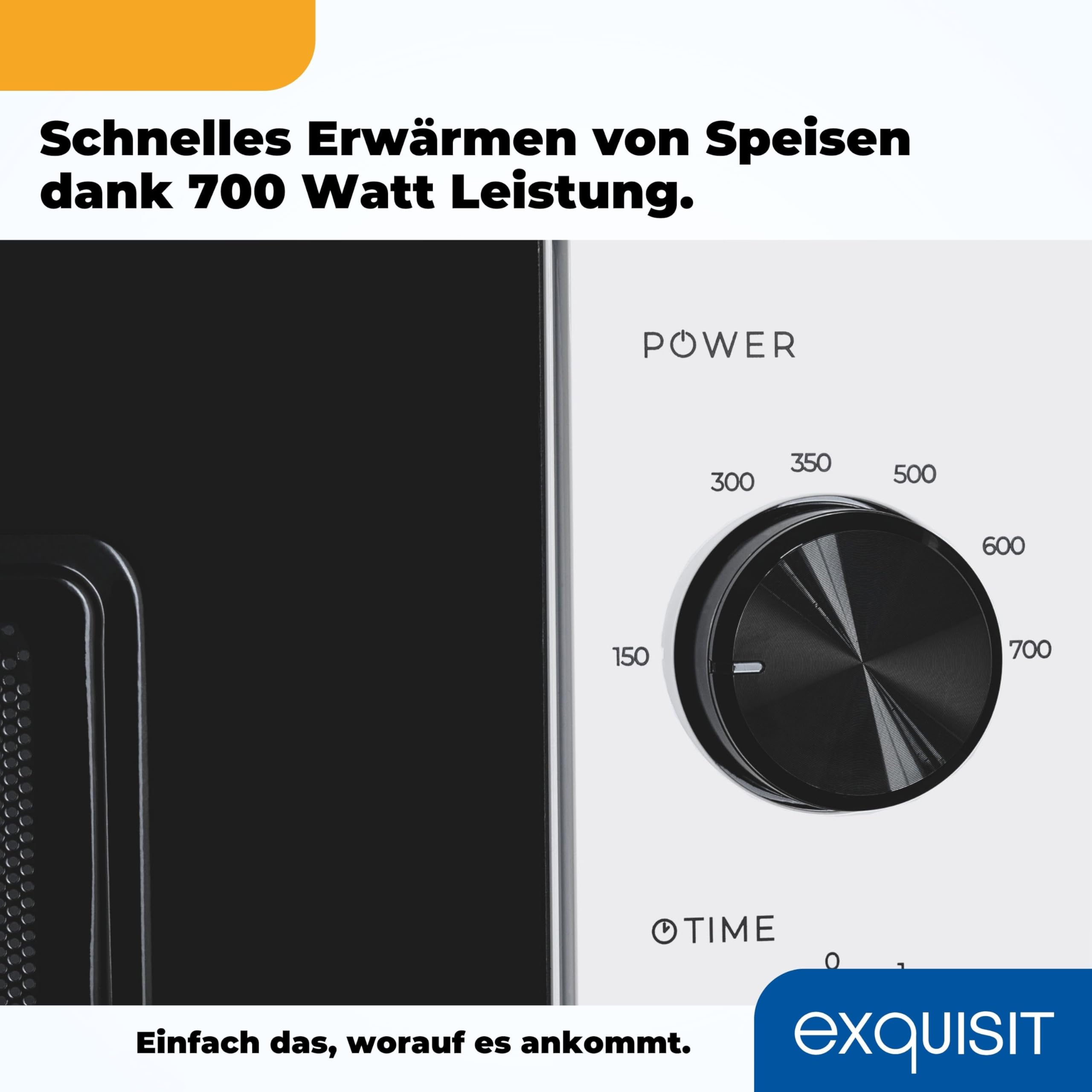 EXQUISIT MW950-70 weiss Mikrowelle