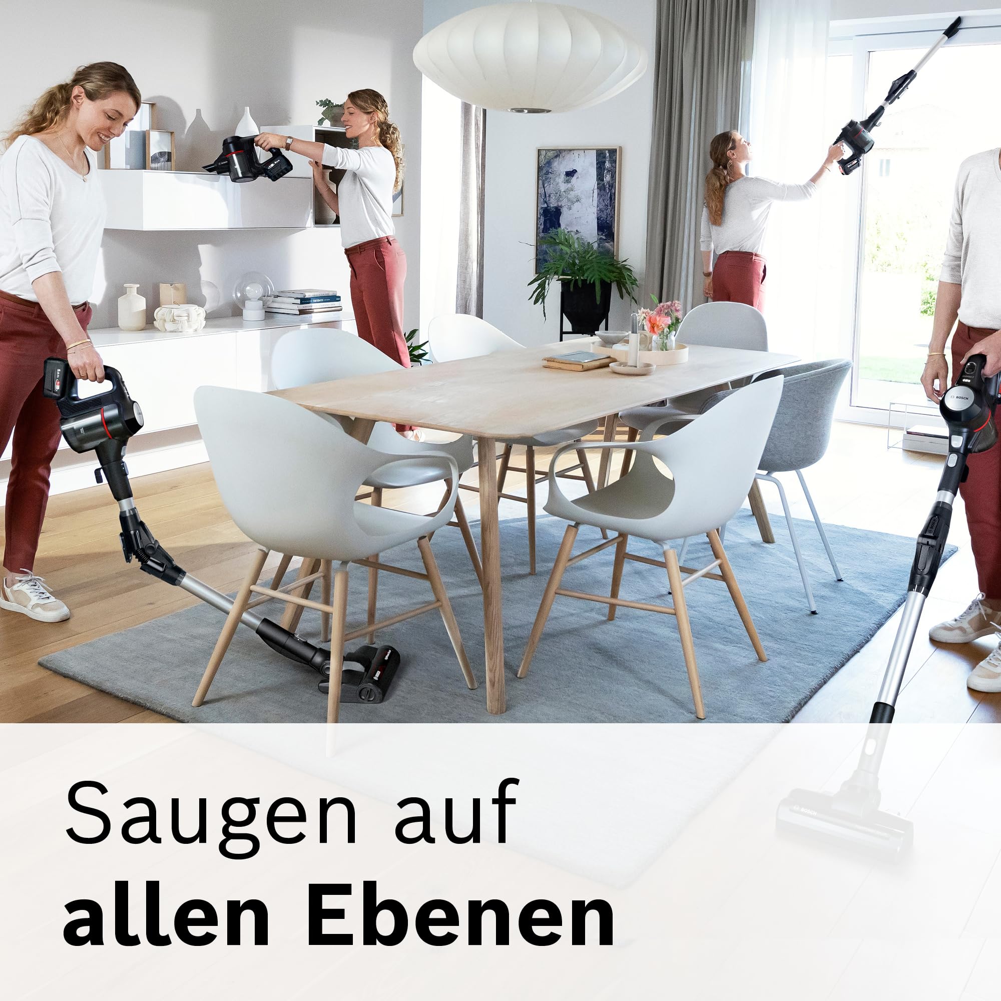 Bosch BSS715FRSH Akku-Staubsauger, Unlimited 7, Schwarz inkl Zubehör-Set BHZUKIT