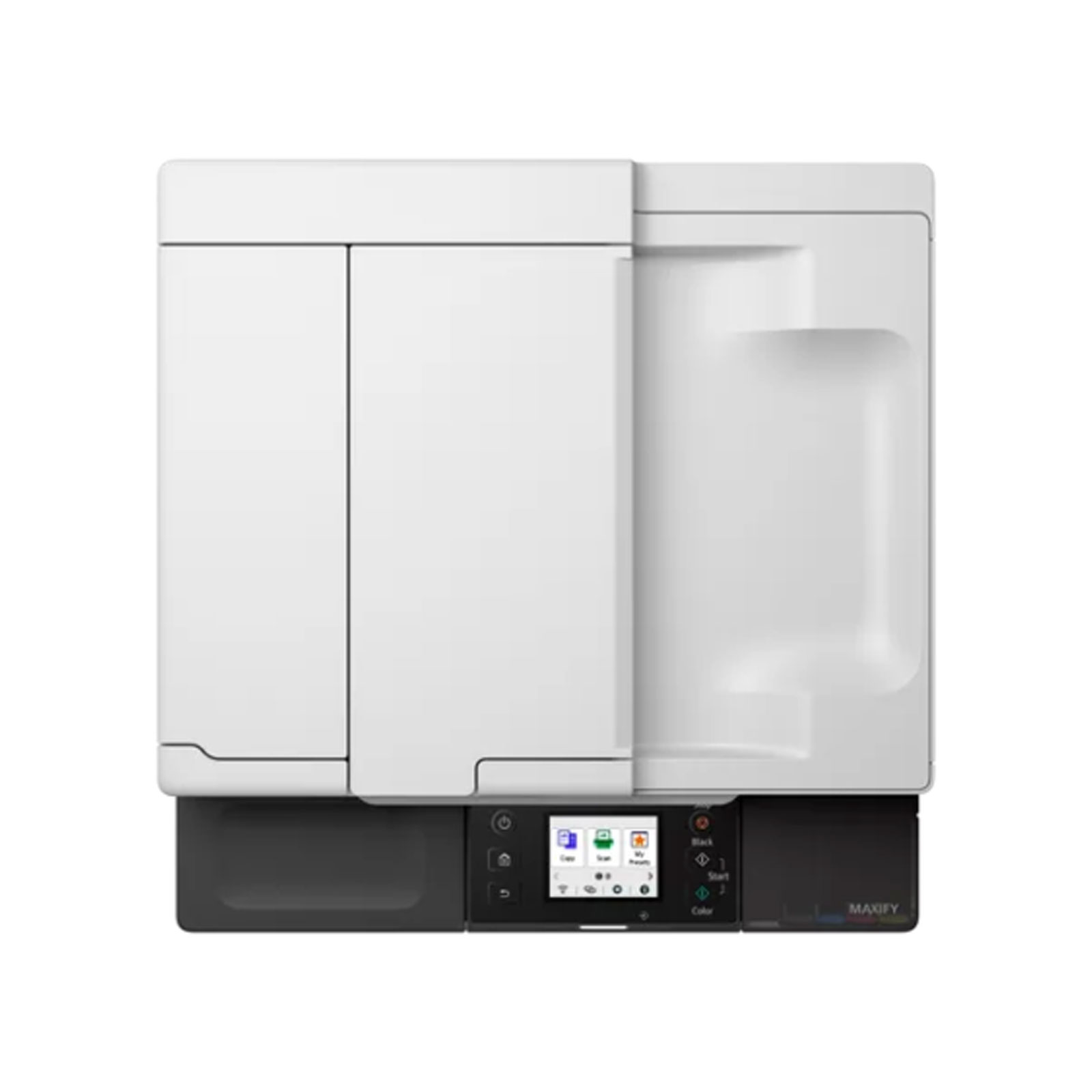 CANON MAXIFY GX 2050 4-in-1 Multifunktionsdrucker, inkl. 2 schwarze Tintenflaschen (WLAN, LAN, Drucken, Kopieren, Scannen, Faxen, Cloud, nachfüllbare Tintentanks, Apple AirPrint, Mopria (Android), Amazon Alexa, Wi-Fi Direct, Cloud Link, USB