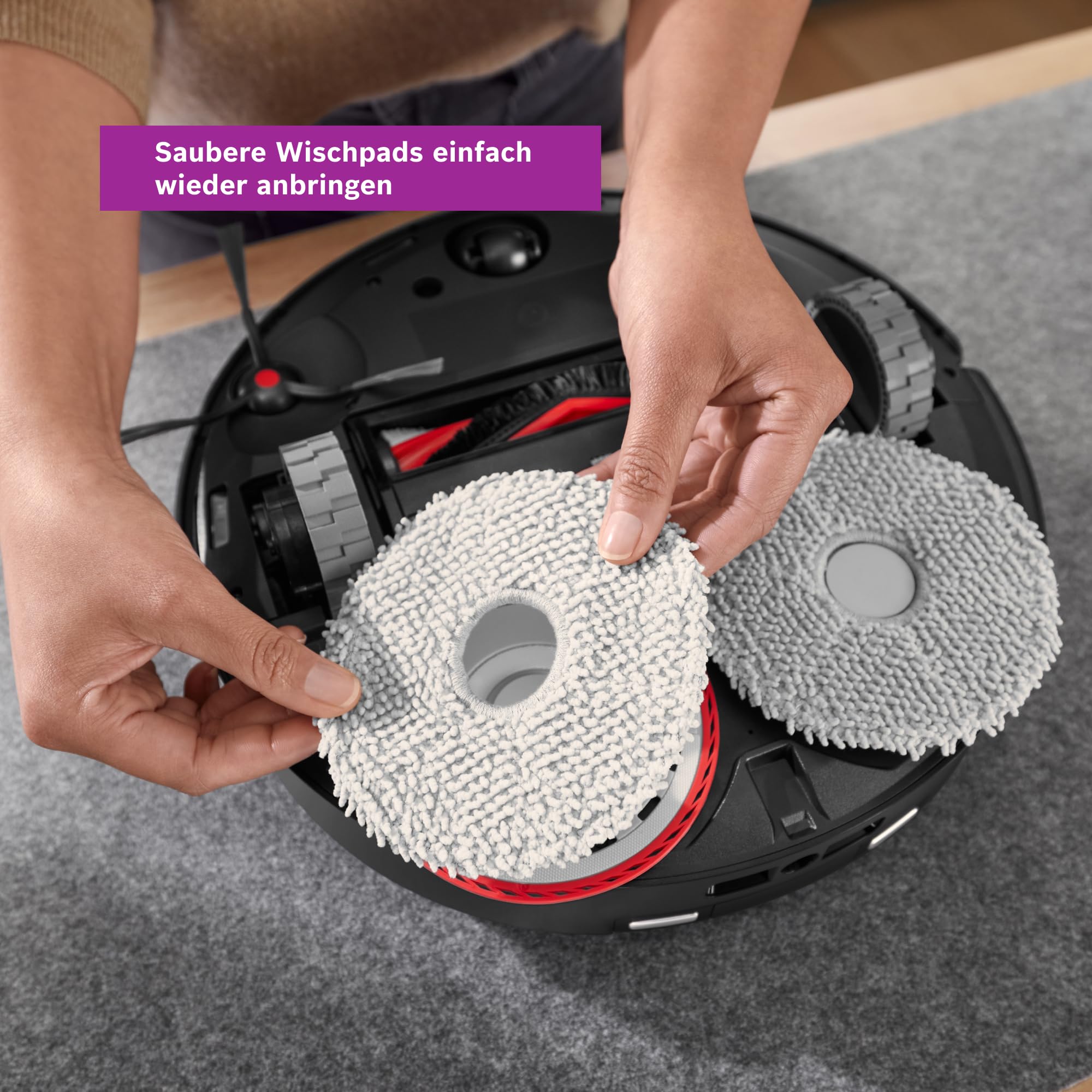 Bosch Wischpads BHZRMP3 für Spotless Max und Spotless Max Cam Saugroboter Bosch Wischpads BHZRMP3 für Spotless Max und Spotless Max Cam Saugroboter