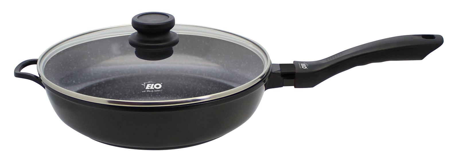 ELO Aluguss Schmorpfanne mit Deckel 28 cm mit ELODUR Professional
