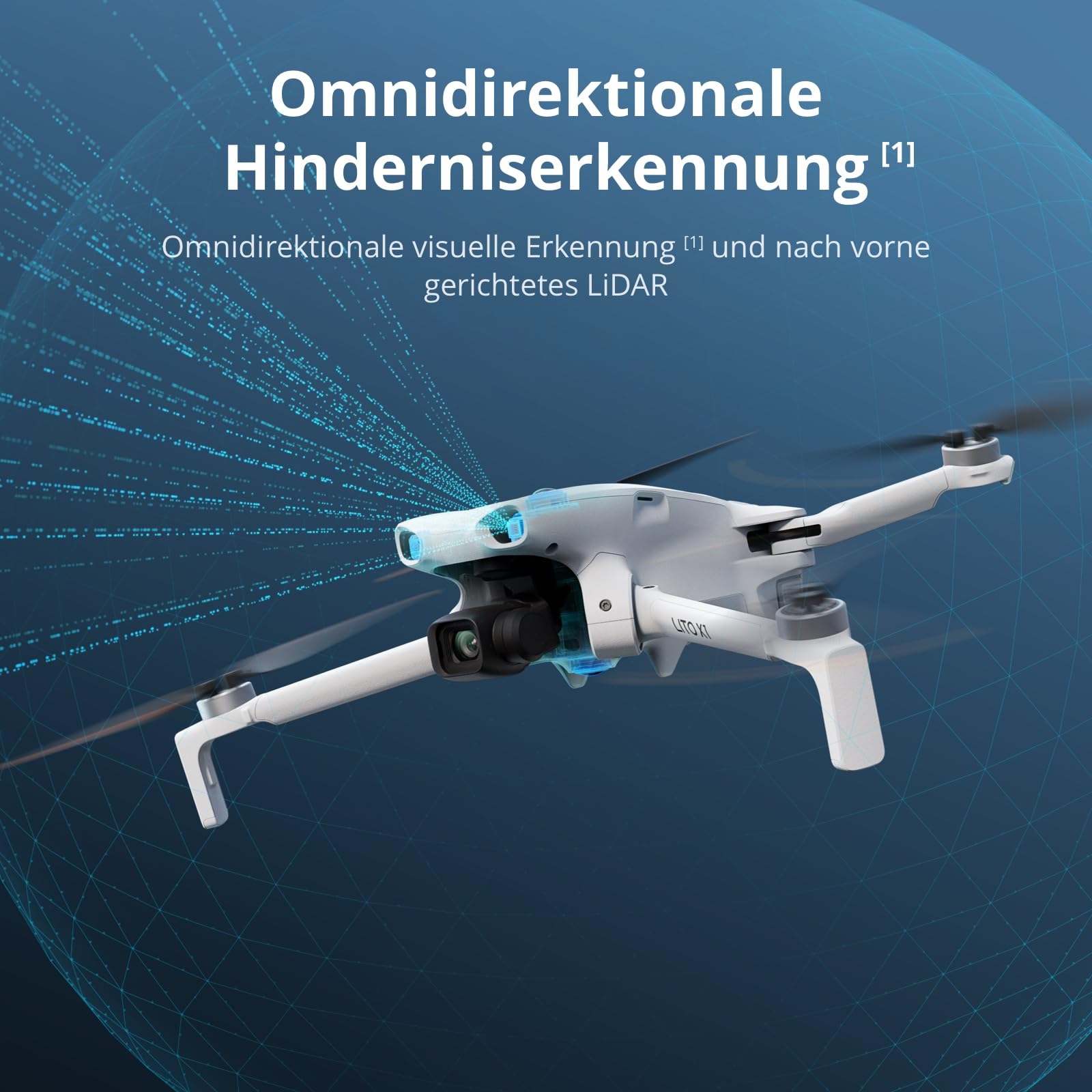 DJI Lito X1 Fly More Combo mit DJI RC 2, 4K Kameradrohne für Einsteiger