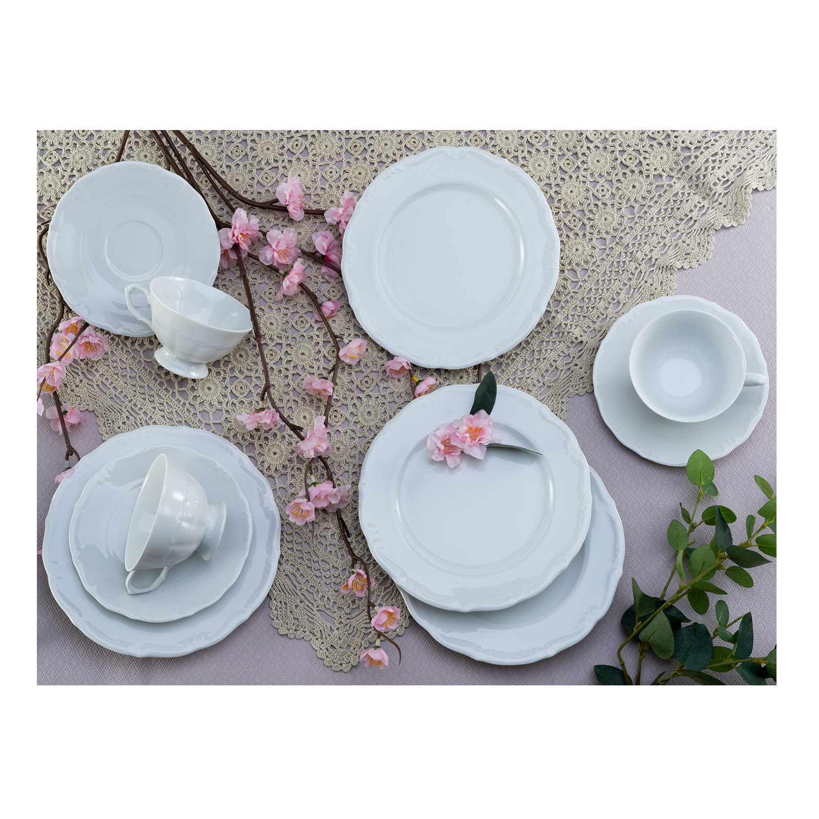CreaTable, 16136, Serie MARIA THERESIA, Kaffeeservice 18 teilig