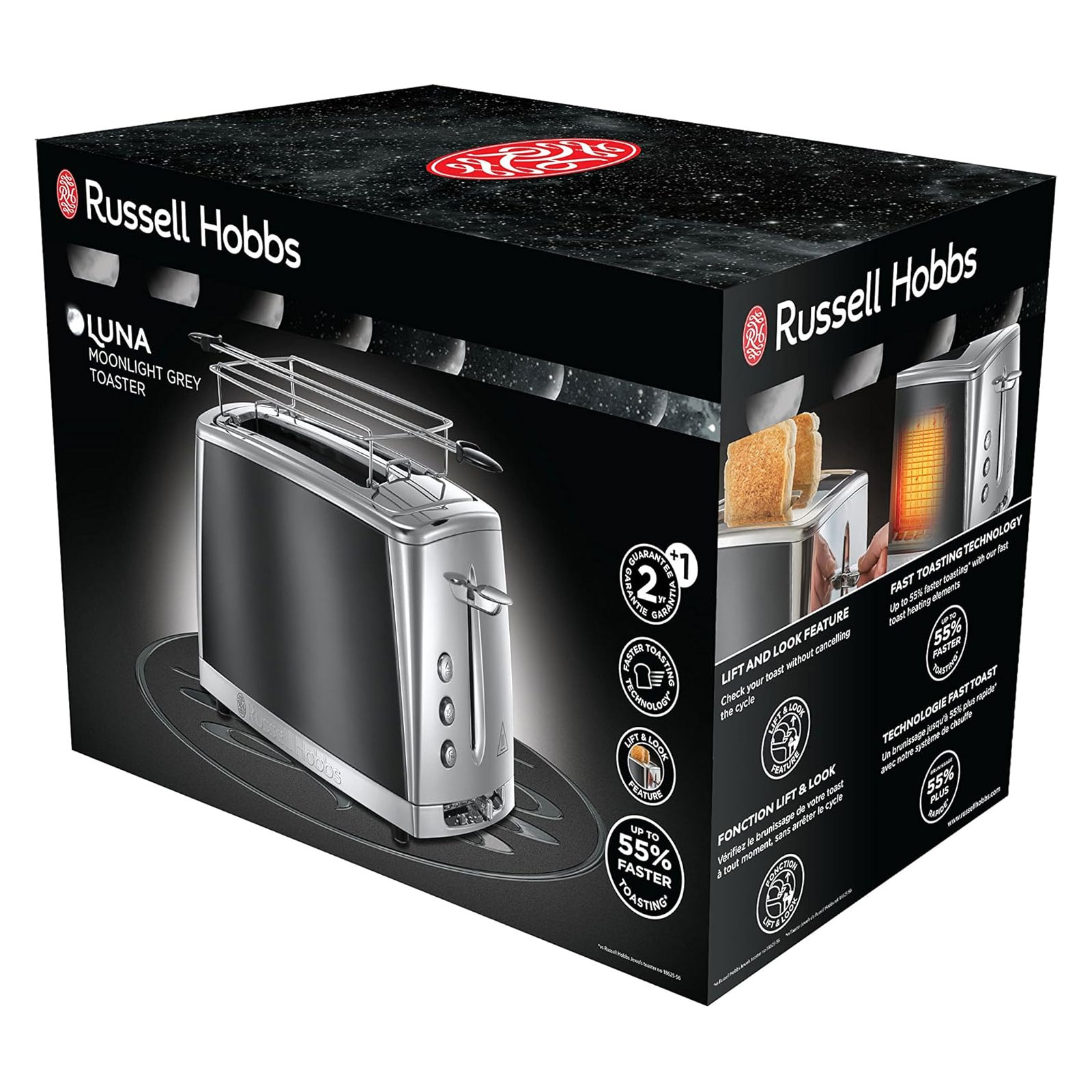 Russell Hobbs Luna Toaster / Edelstahl Russell Hobbs Luna Toaster / Edelstahl