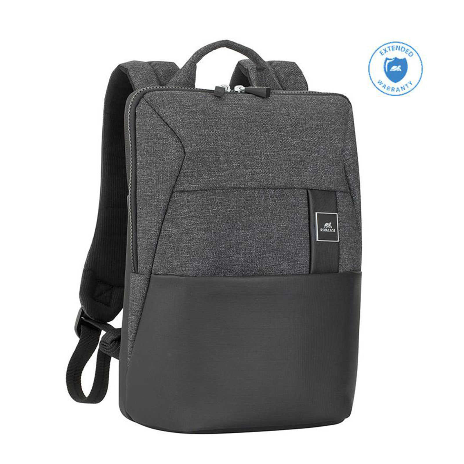 Rivacase 8825 Business-Rucksack Lantau 13,3", black mélange (Passend für MacBook Pro 13 Zoll und Ultrabook 13,3 Zoll)