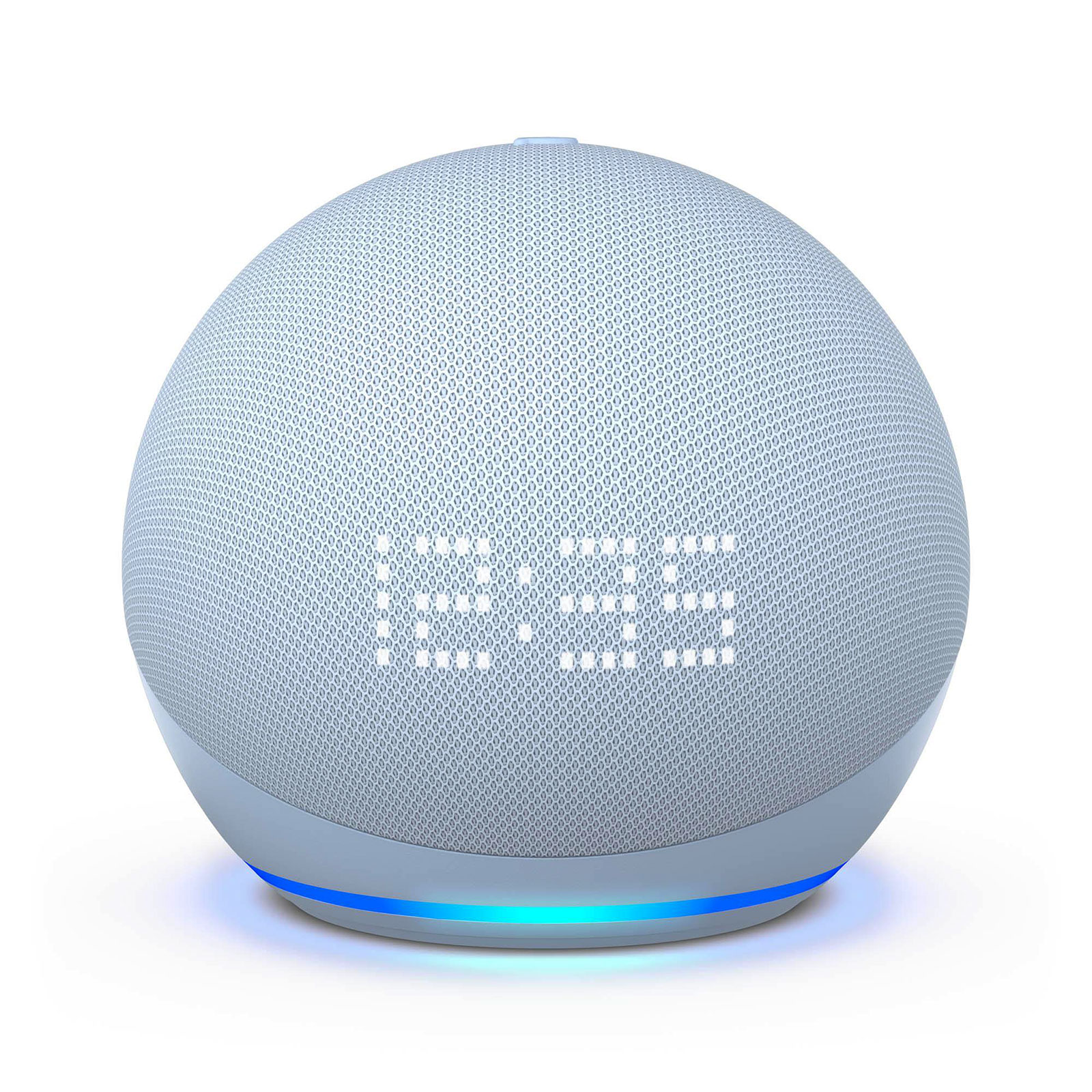 Amazon Alexa Echo Dot Uhr (5. Gen) graublau Smarter Lautsprecher