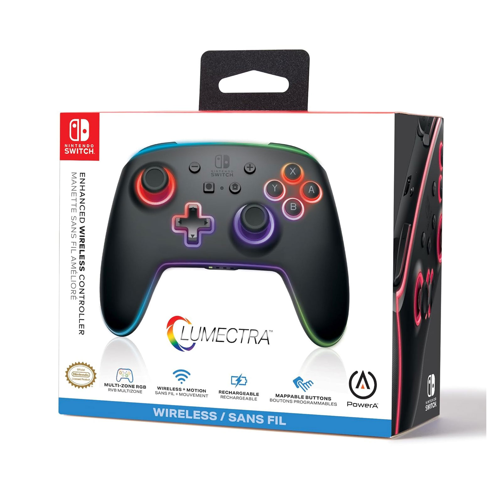 PowerA Switch Controller Enhanced Wireless Lumectra