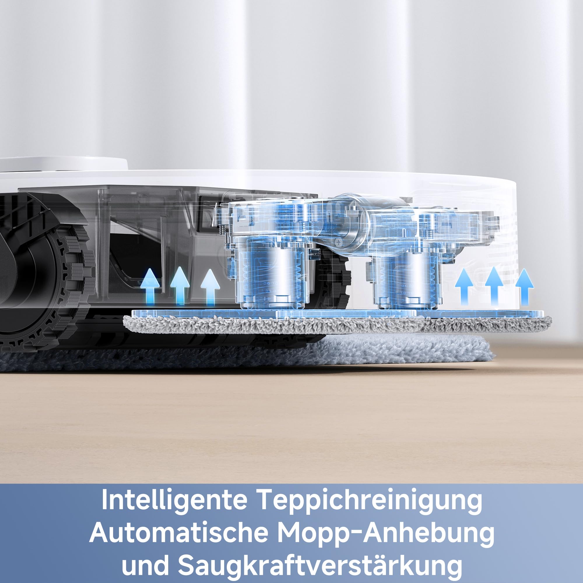 Mova E40 Ultra Saugroboter mit Wischfunktion Autom. Leerung und 19.000 Pa