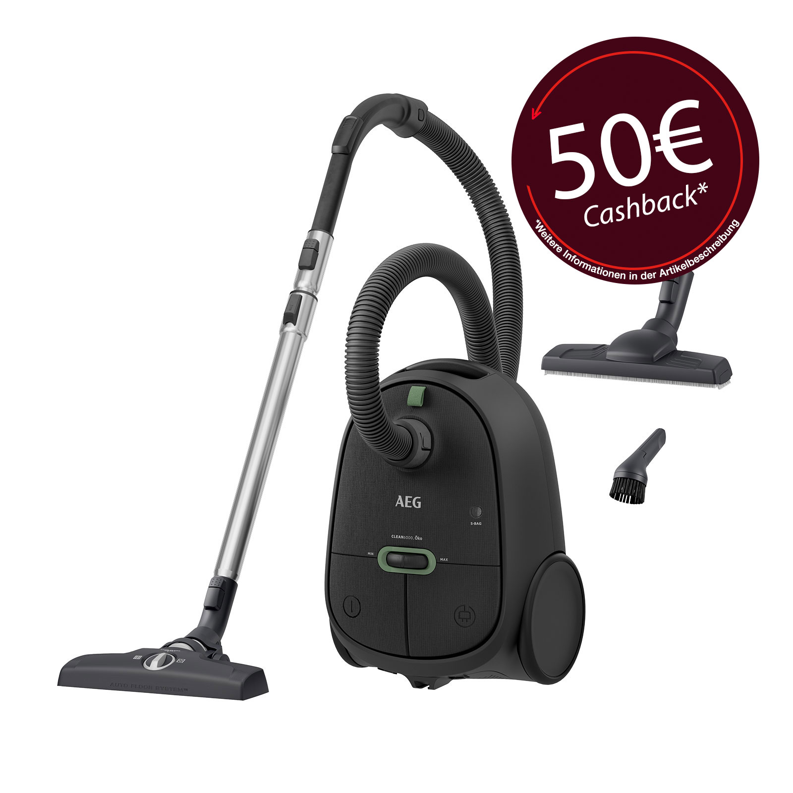 AEG AB61C2OKO Bodenstaubsauger schwarz