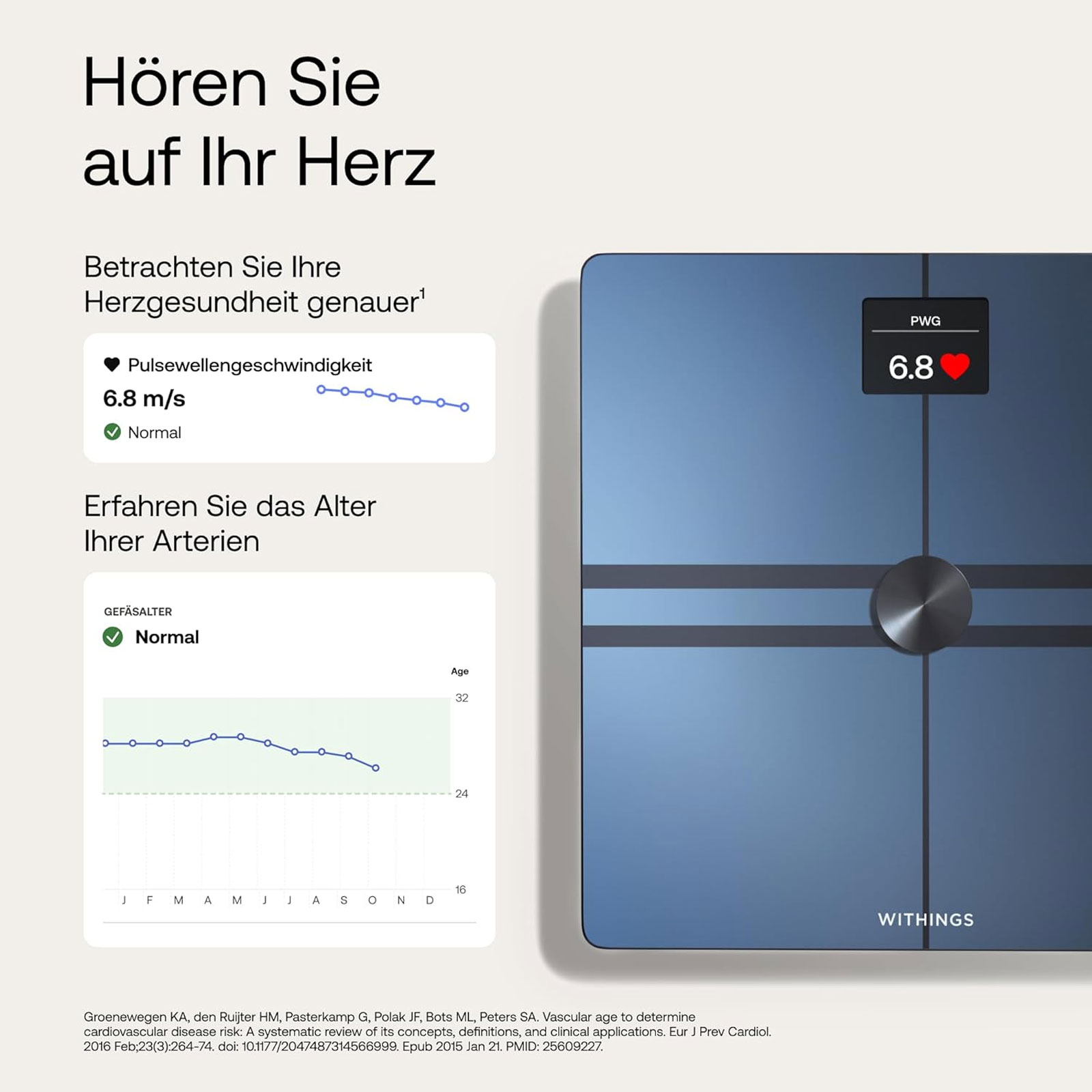 Withings Body Comp Diagnosewaage