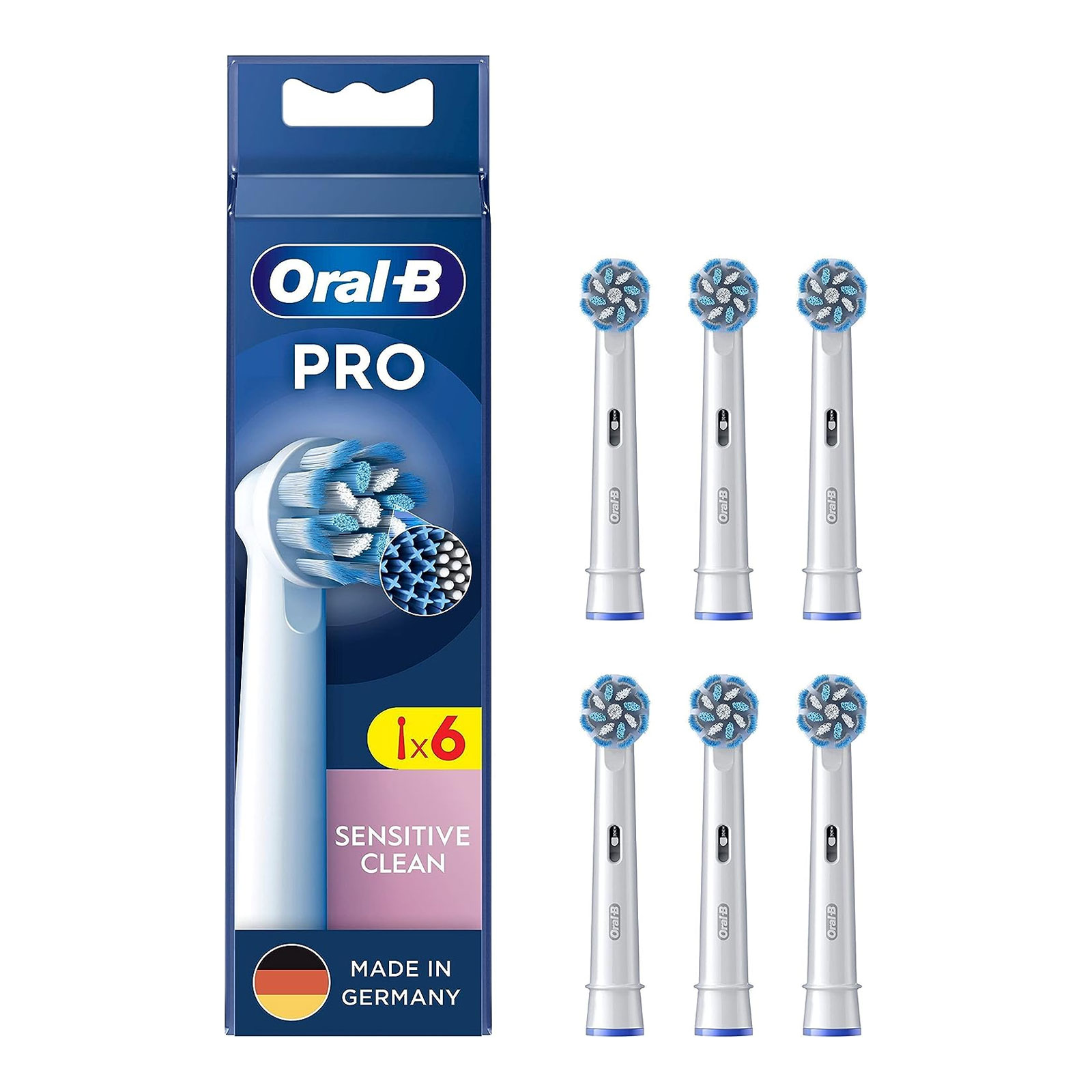 Oral-B Aufsteckbürsten Pro Sensitive Clean, 6 Stück Oral-B Aufsteckbürsten Pro Sensitive Clean, 6 Stück