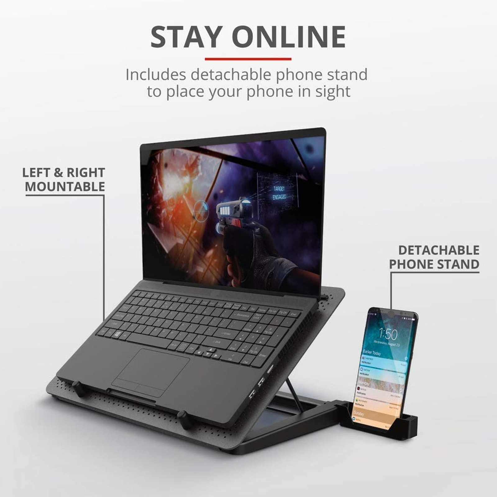 TRUST GXT1125 QUNO LAPTOP   COOLING STAND TRUST GXT1125 QUNO LAPTOP   COOLING STAND