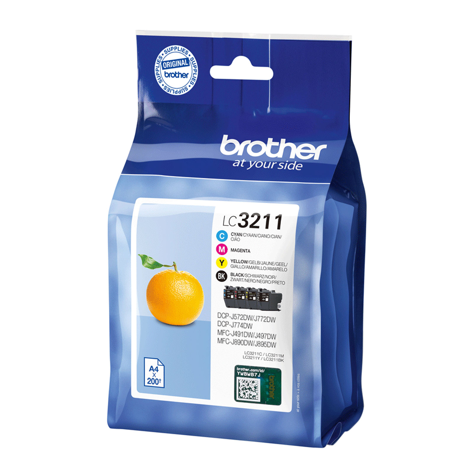 Brother LC3211 Value Pack Druckerpatronen-Paket Cyan/Magenta/Gelb/Schwarz