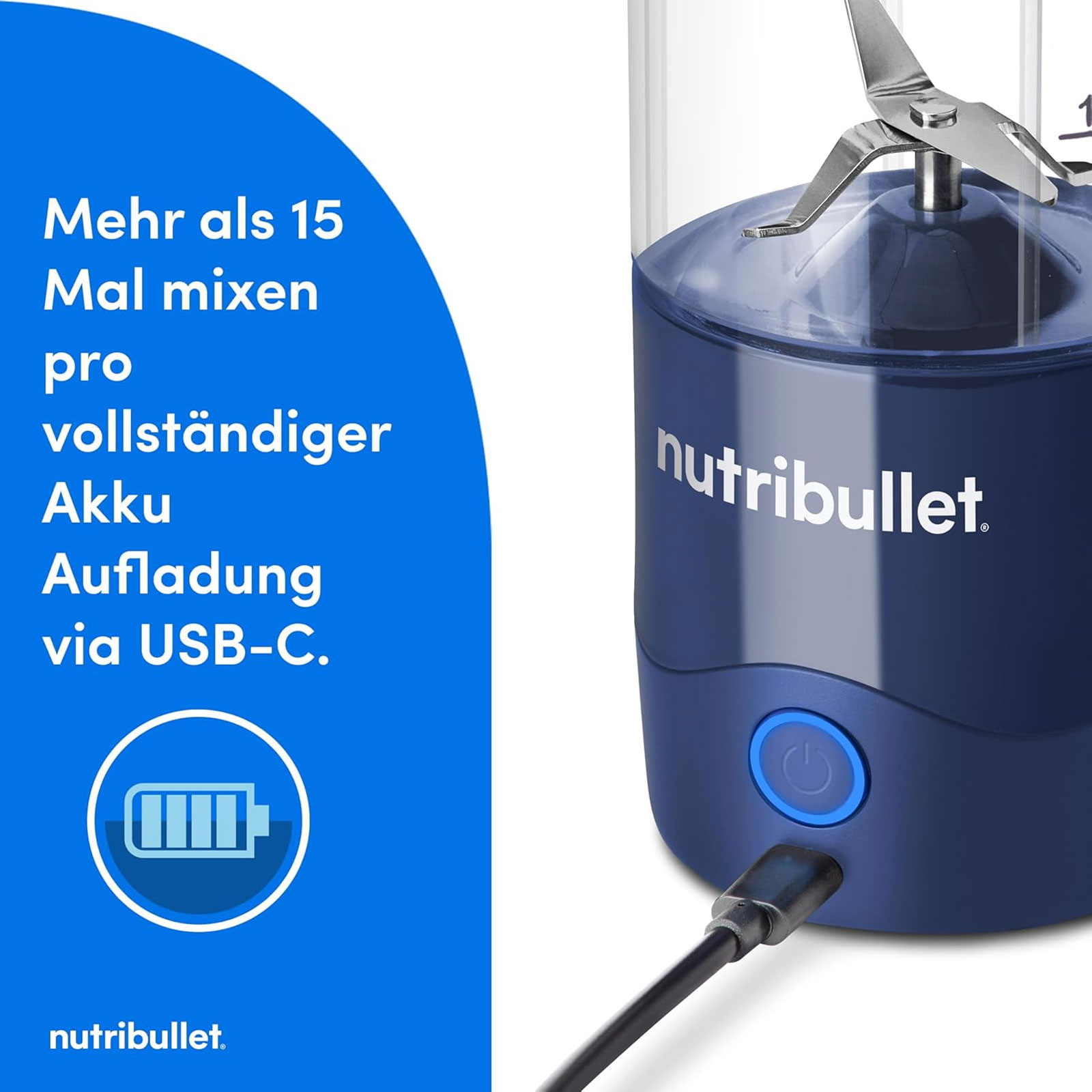 Nutribullet NBP003NBL Portable Standmixer Blau Nutribullet NBP003NBL Portable Standmixer Blau