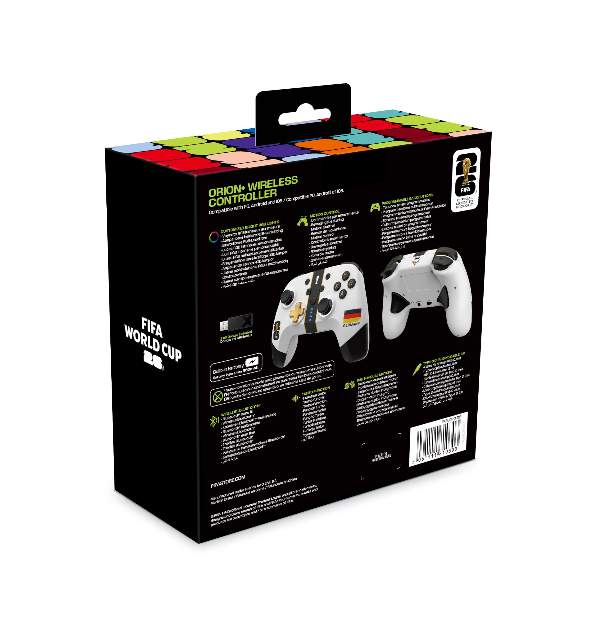 Dragonshock ORION+ Controller FIFA WC 26 Deutschland wireless