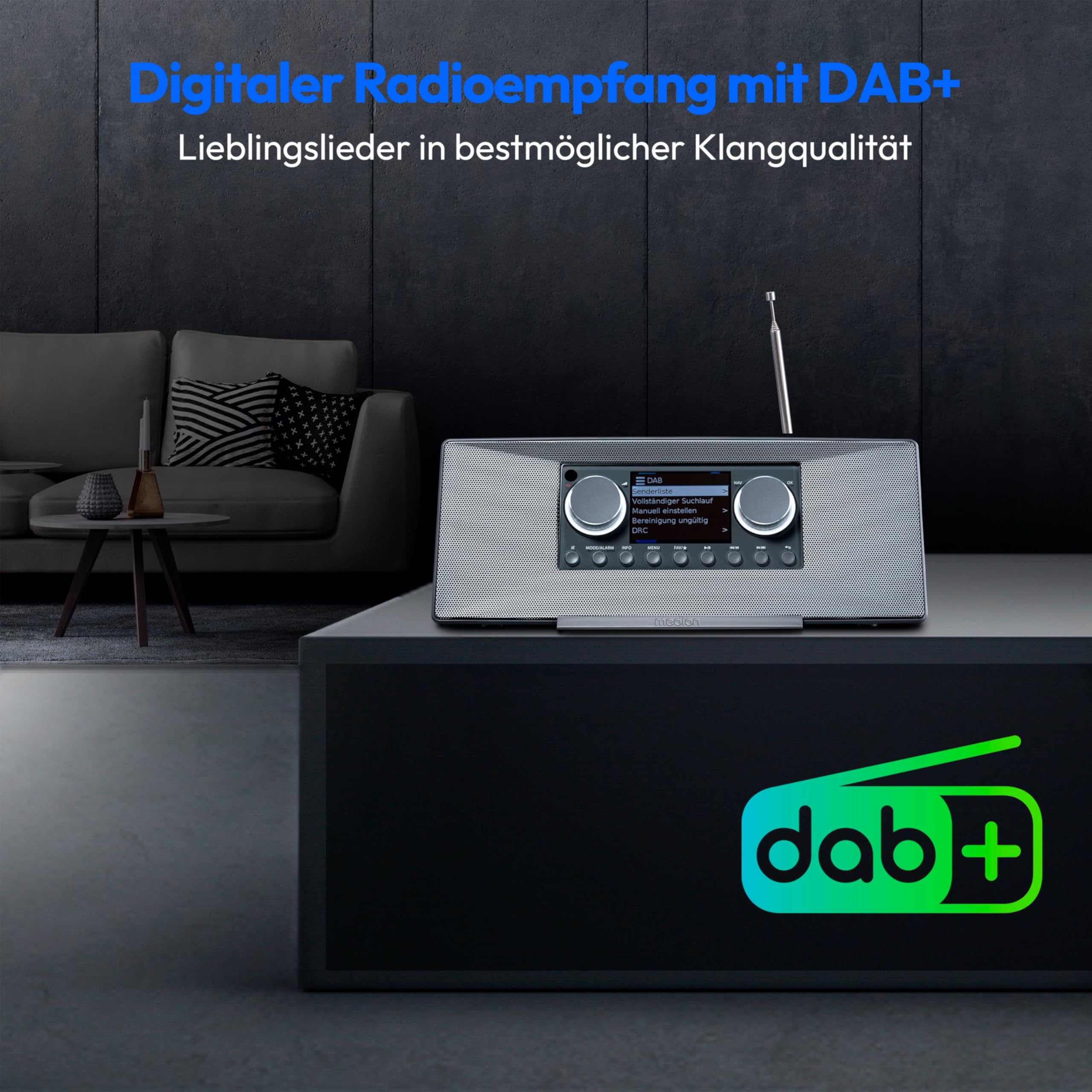 MEDION P85333 Internetradio mit DAB+