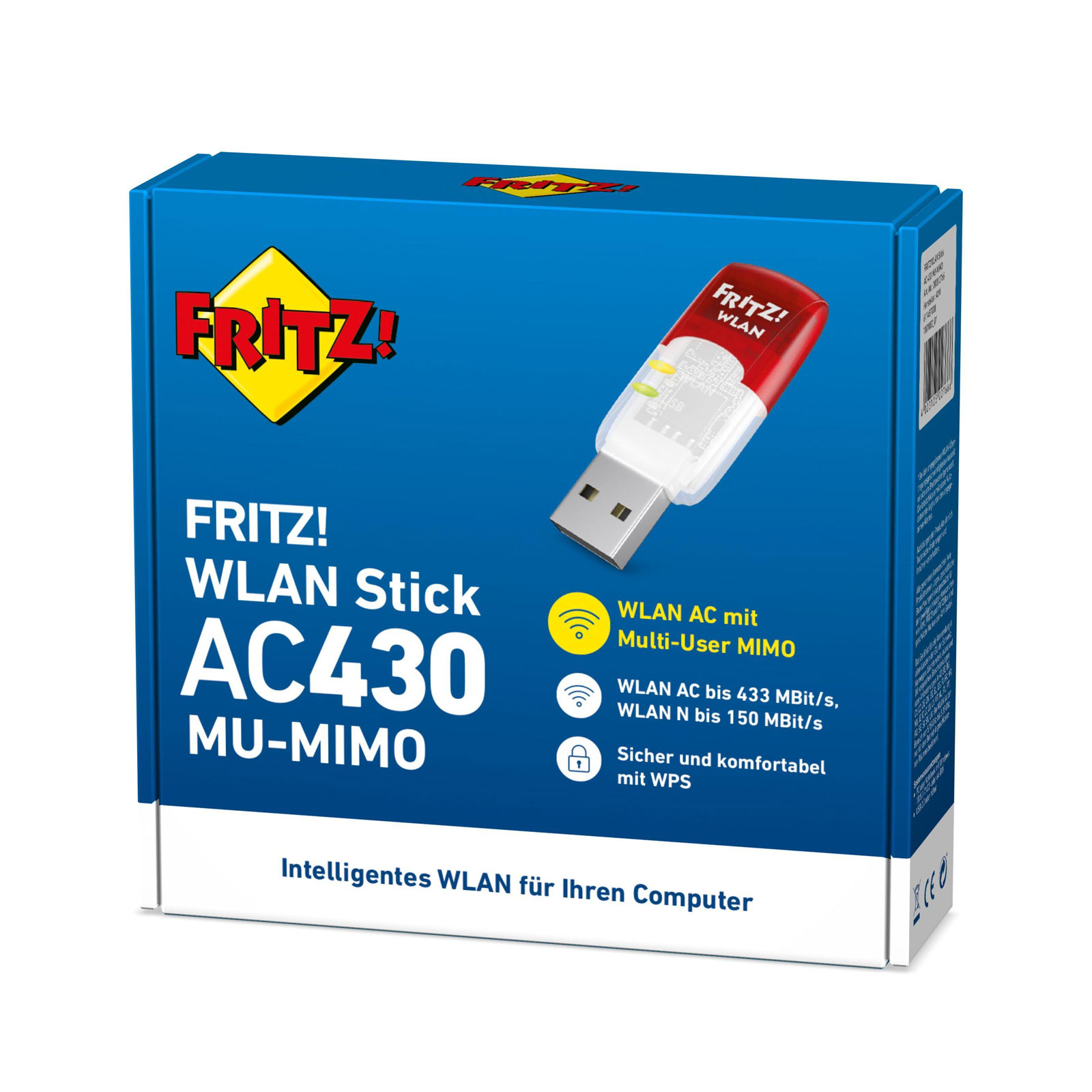 AVM FRITZ!WLAN Stick AC 430 MU-MIMO WLAN Stick AVM FRITZ!WLAN Stick AC 430 MU-MIMO WLAN Stick