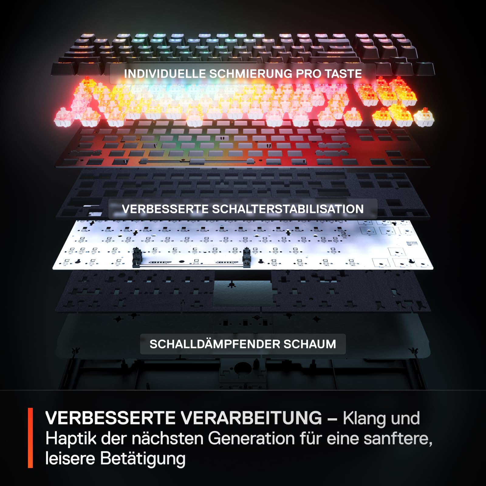 SteelSeries Apex Pro TKL Gen 3 - HyperMagnetic Gaming Tastatur