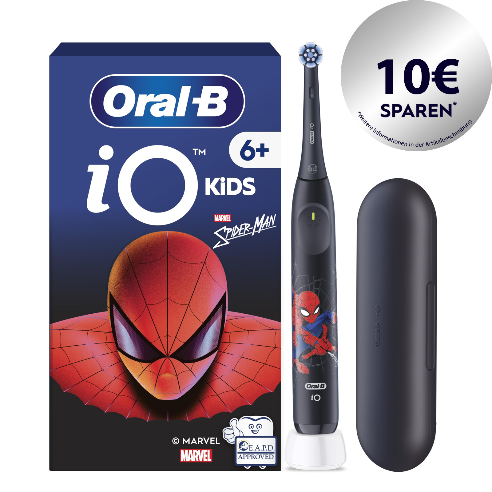 Oral-B iO Kids 6+ Marvel Spiderman Elektrische Zahnbürste für Kinder