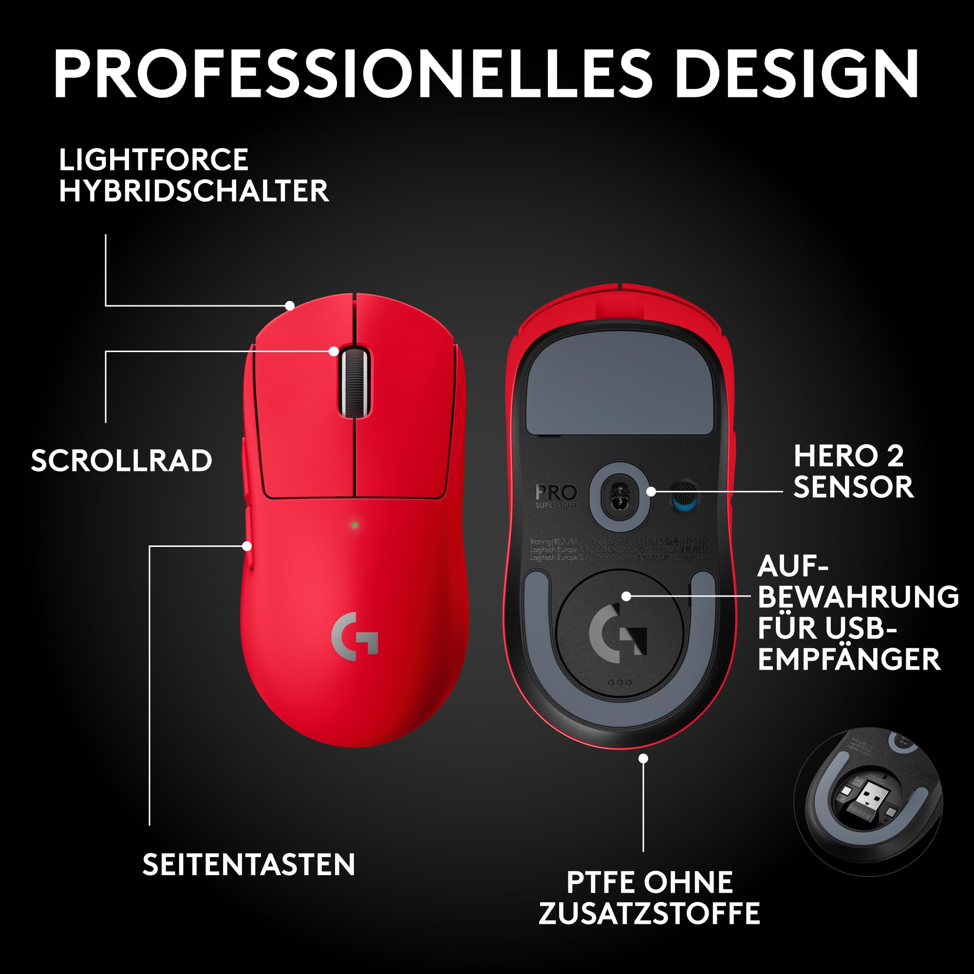 Logitech G PRO X Superlight 2 SE kabellose Gaming-Maus