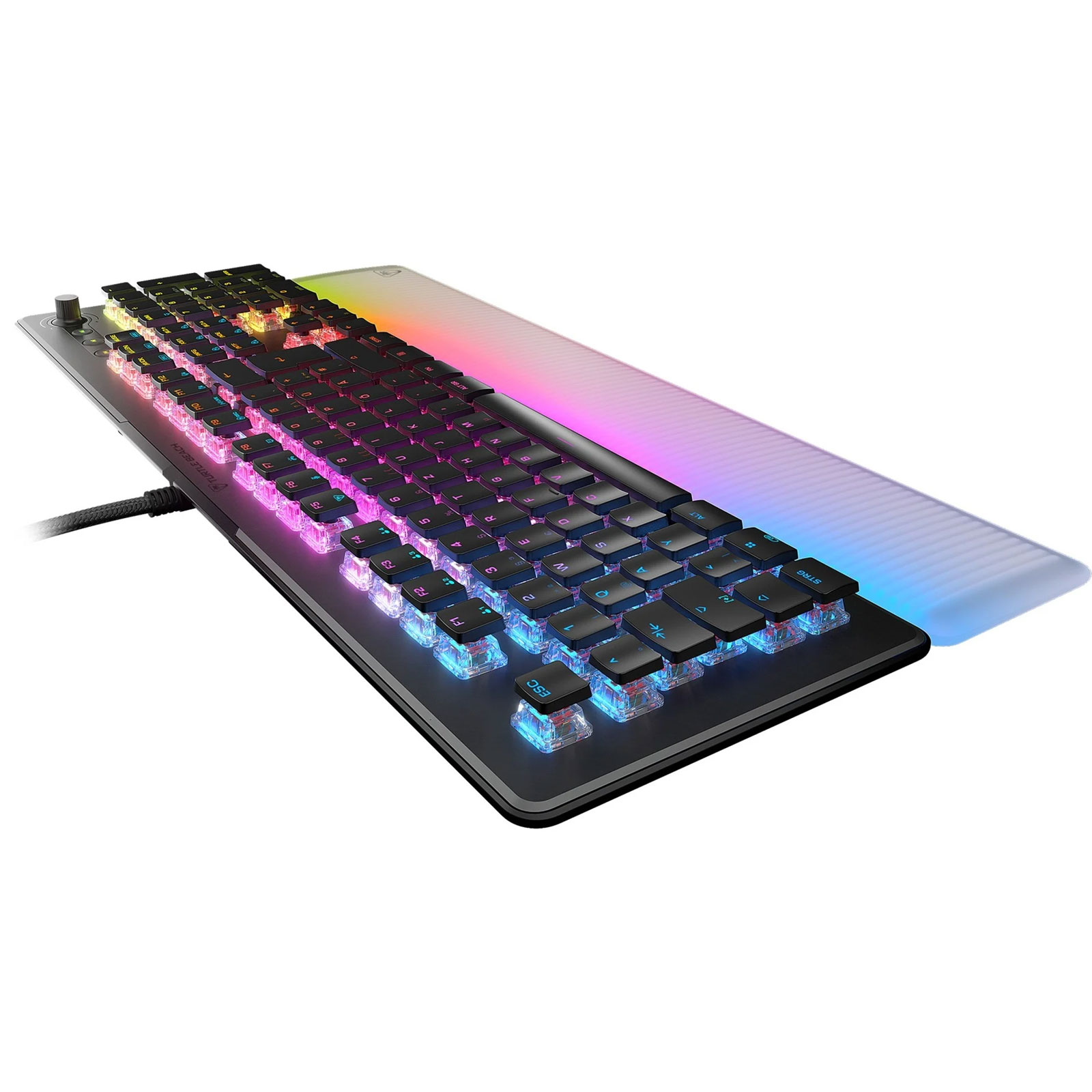 Turtle Beach Vulcan II Max optisch lineare Gaming-Tastatur, Schwarz (DE-Layout)